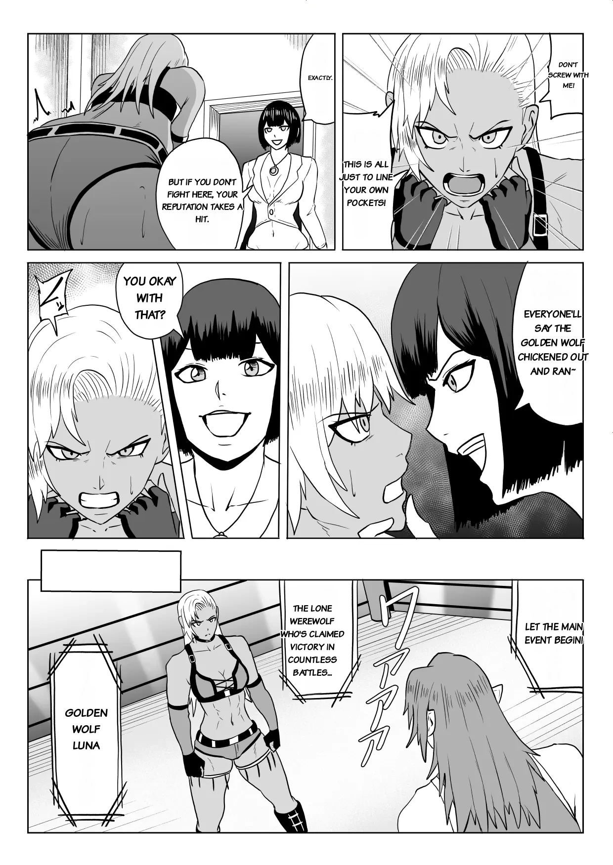 Golden Wolf Luna Kutsujoku ProWres 2 page 9