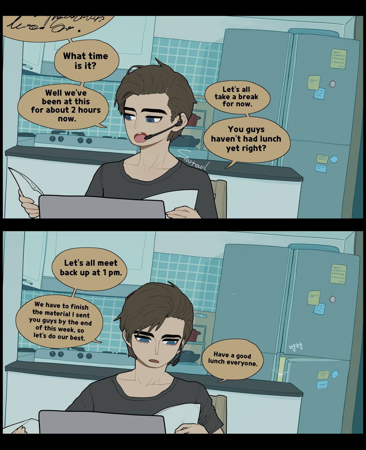 Good morning + after page 10