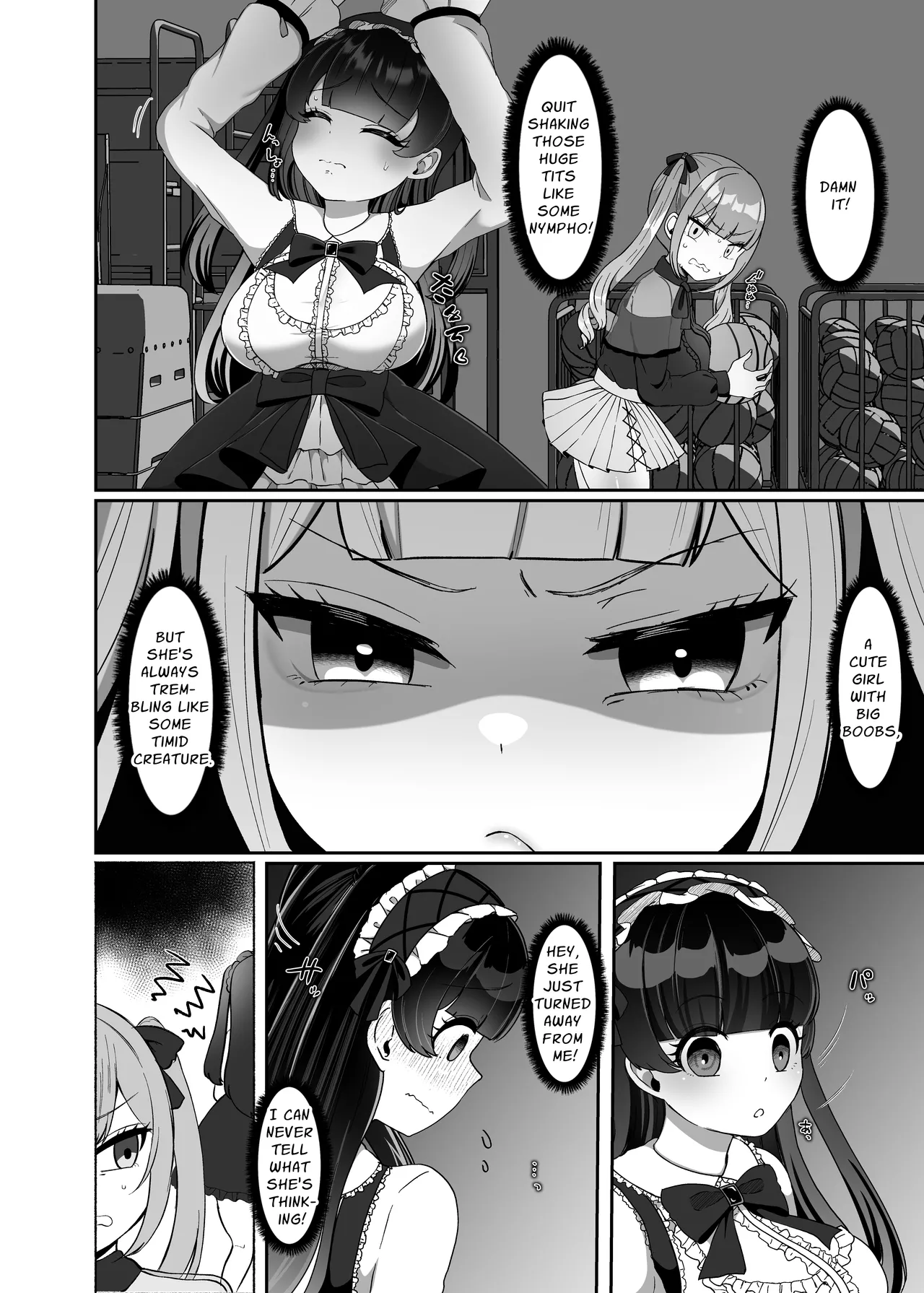 Gothic Fashion Futanari vs Jirai-kei Style Provocateur ~Tables Turn on the Blackmailer~ page 5
