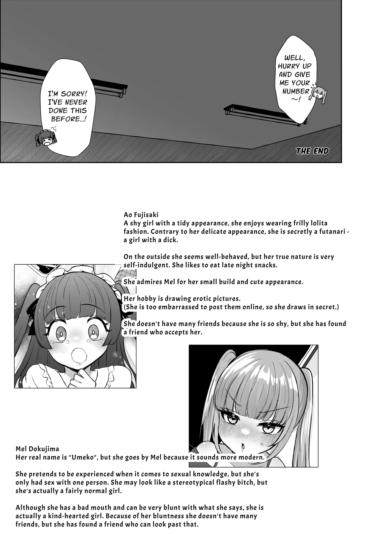 Gothic Fashion Futanari vs Jirai-kei Style Provocateur ~Tables Turn on the Blackmailer~ page 62