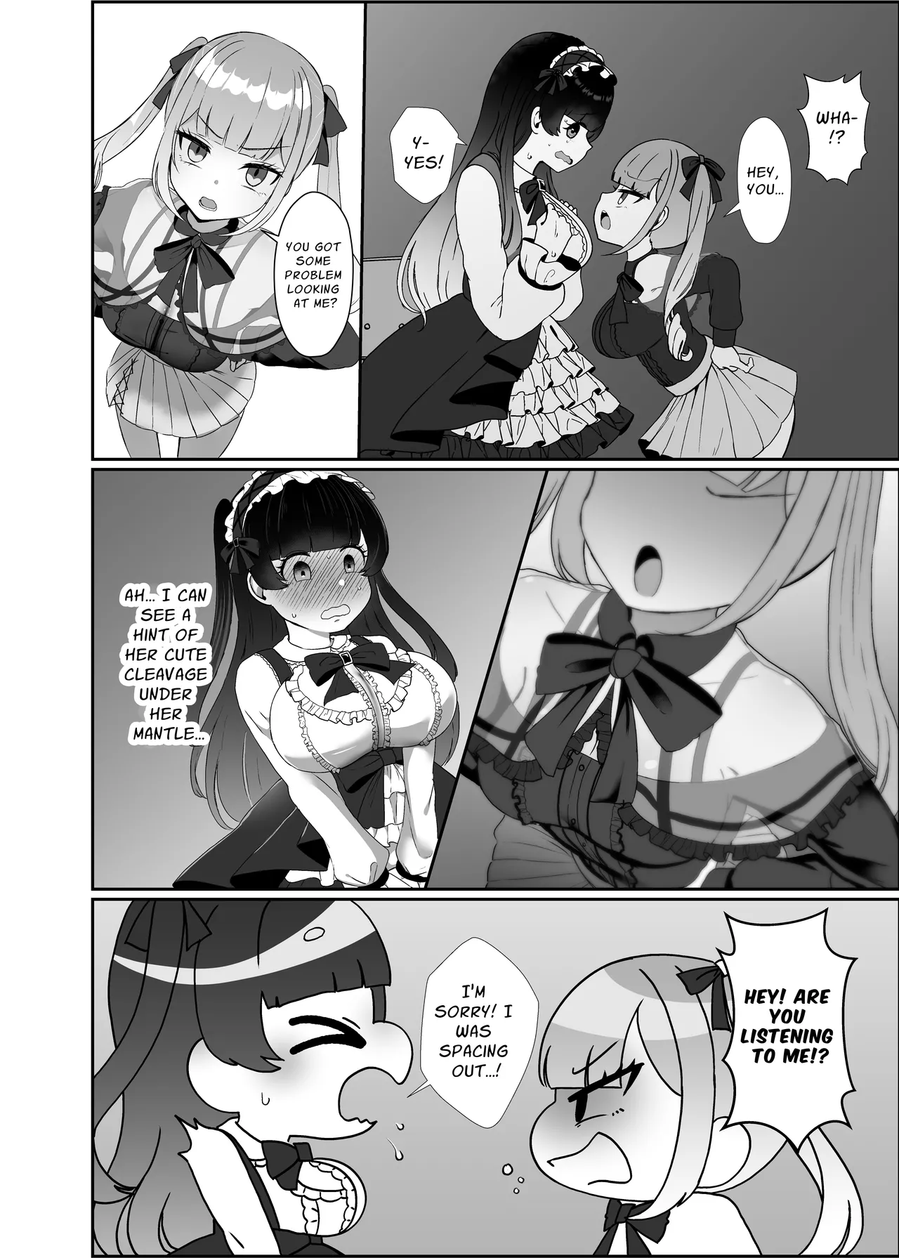 Gothic Fashion Futanari vs Jirai-kei Style Provocateur ~Tables Turn on the Blackmailer~ page 7