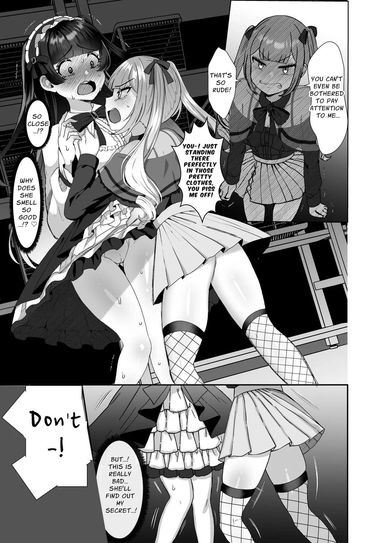 Gothic Fashion Futanari vs Jirai-kei Style Provocateur ~Tables Turn on the Blackmailer~ page 8