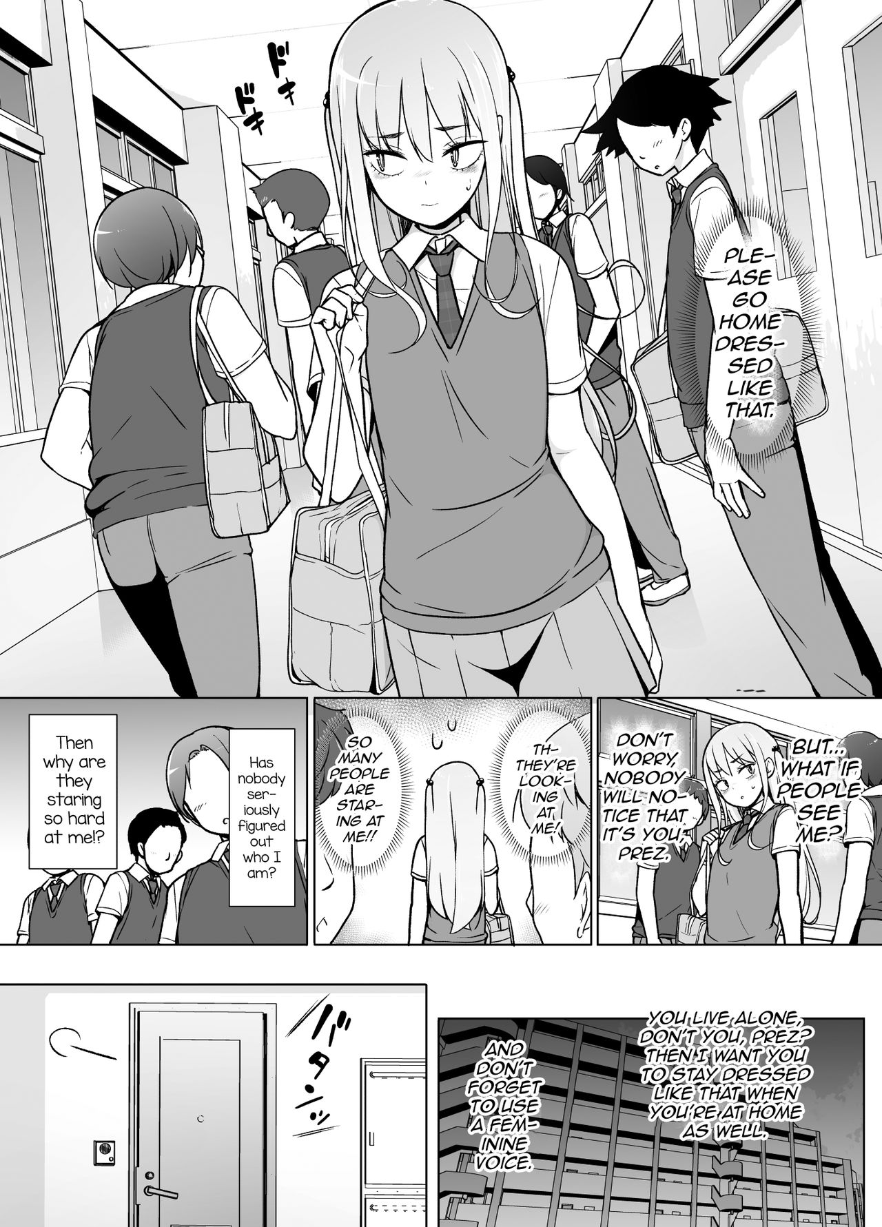 Gouman Seitokaichou ga Josou o Shitara page 16