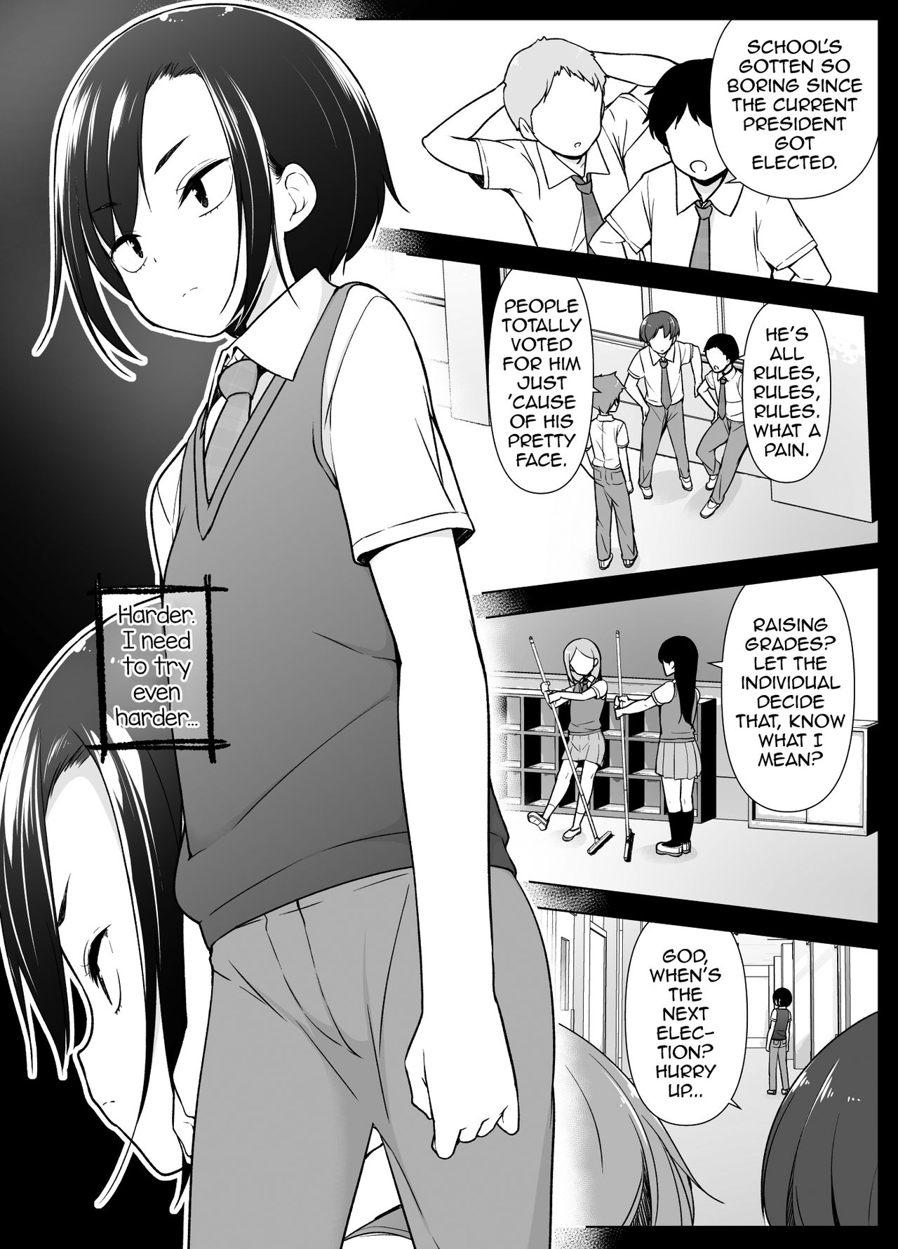 Gouman Seitokaichou ga Josou o Shitara page 2