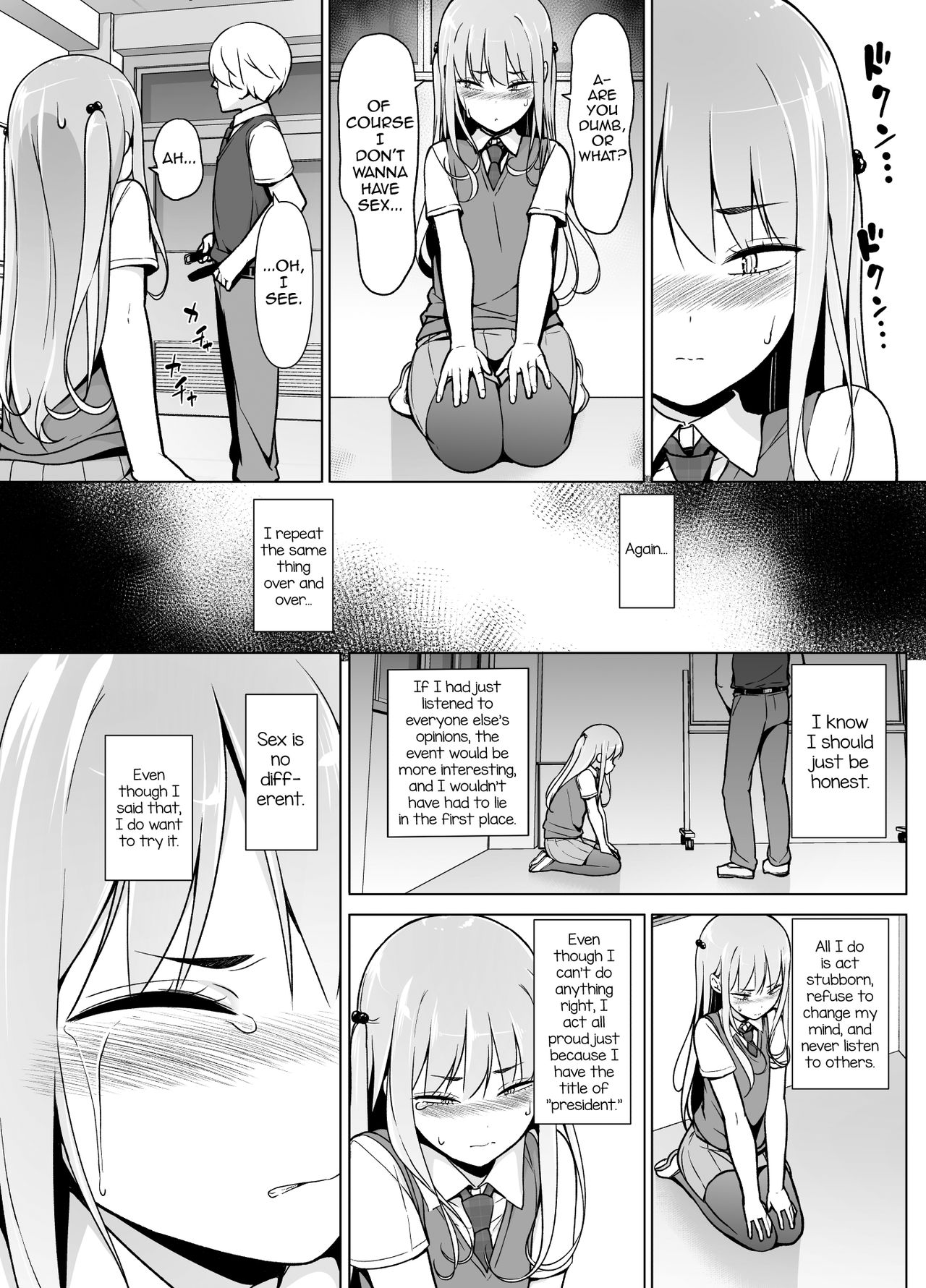 Gouman Seitokaichou ga Josou o Shitara page 26