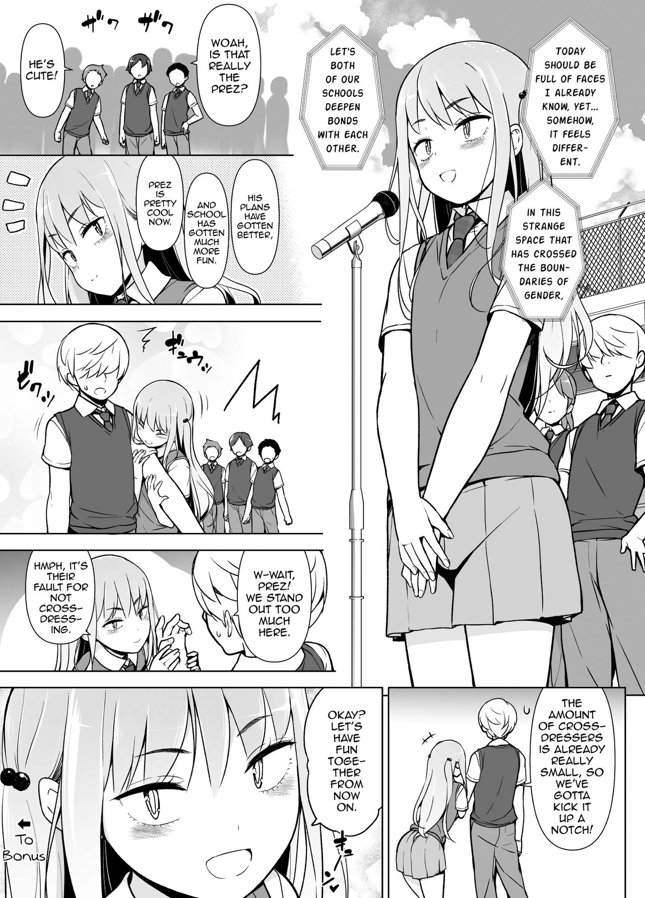 Gouman Seitokaichou ga Josou o Shitara page 44