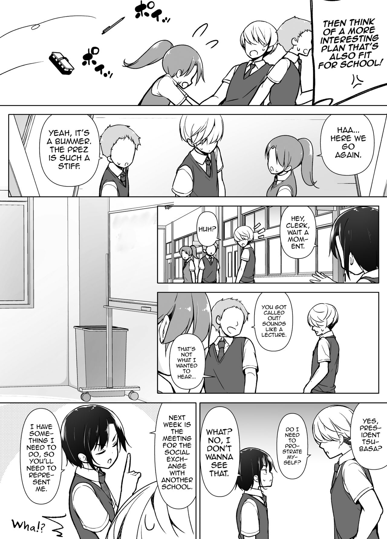 Gouman Seitokaichou ga Josou o Shitara page 5