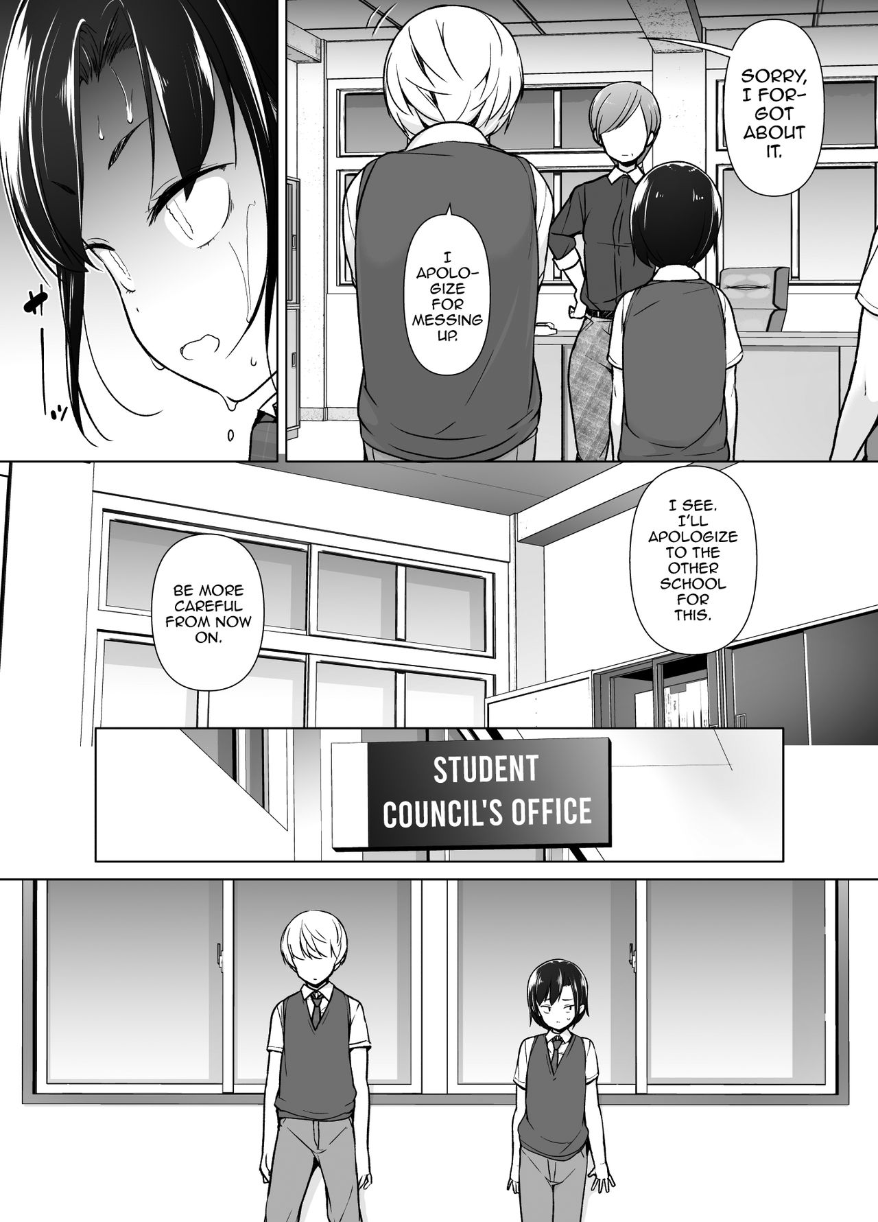 Gouman Seitokaichou ga Josou o Shitara page 9