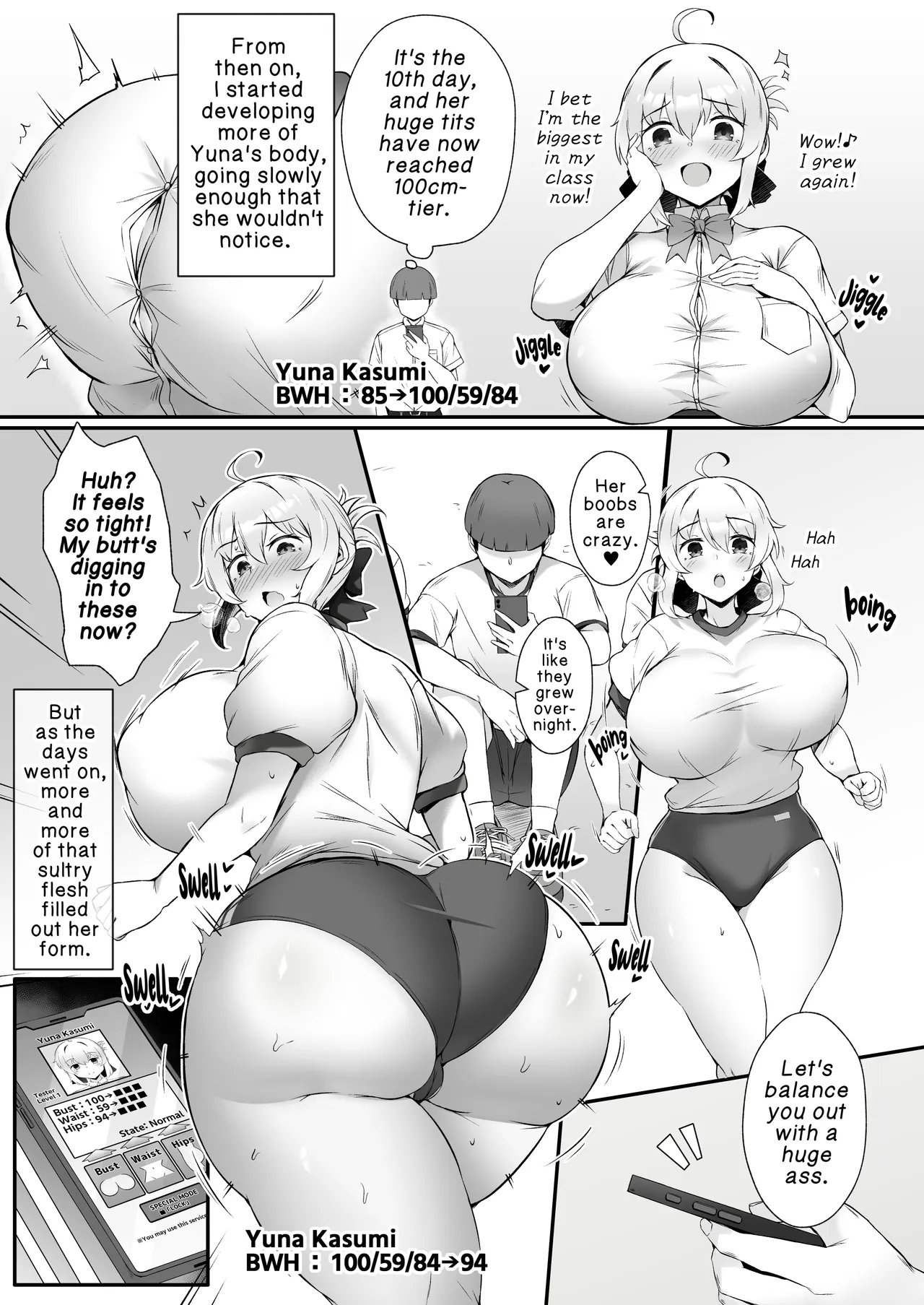 Growth-Boosting App: The Story of Rapidly Transforming That Girl I Like into a Super-Lewd Babe♡ page 12