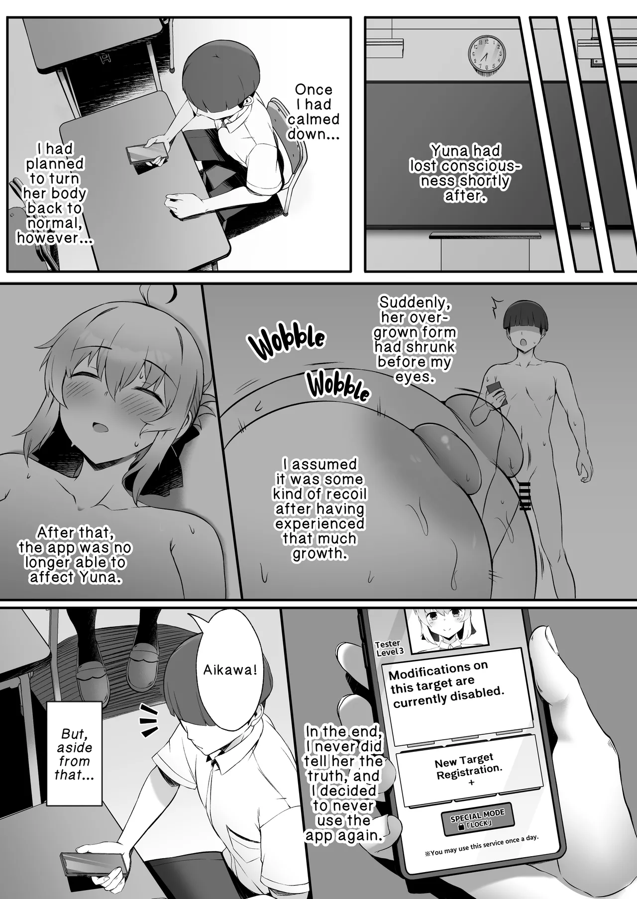 Growth-Boosting App: The Story of Rapidly Transforming That Girl I Like into a Super-Lewd Babe♡ page 36