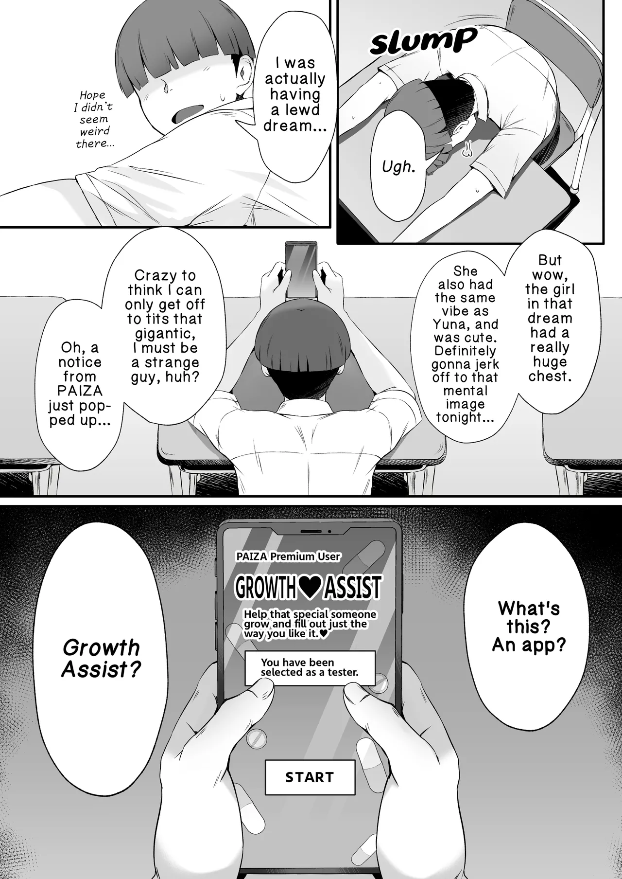 Growth-Boosting App: The Story of Rapidly Transforming That Girl I Like into a Super-Lewd Babe♡ page 7