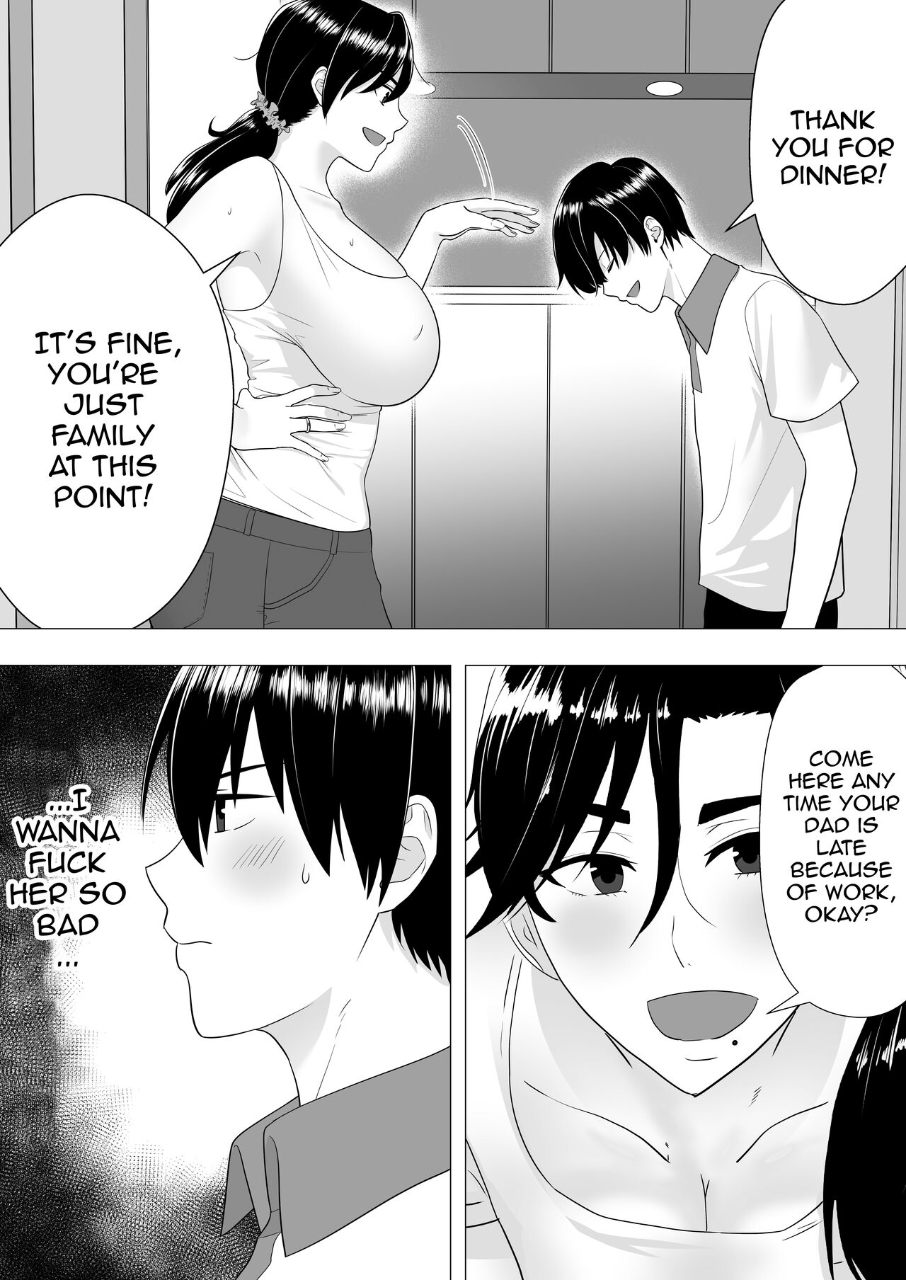 Gutsy Mom ~Until The Energetic Mother Falls To My Giant Dick~ page 12