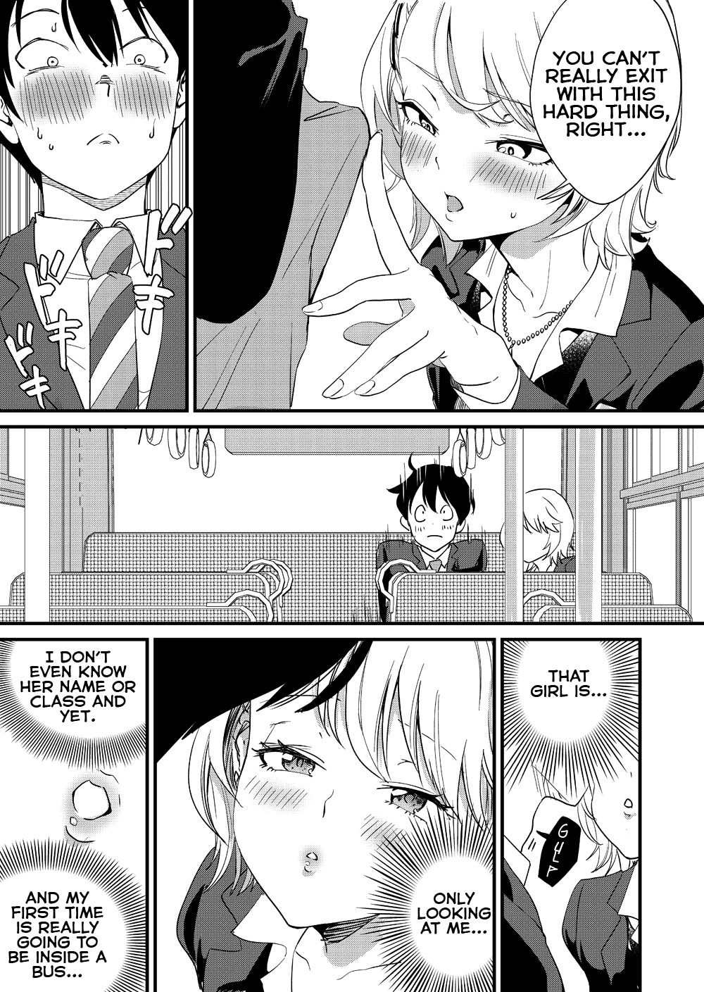 Gyaru Girl Climaxes on Bus page 17