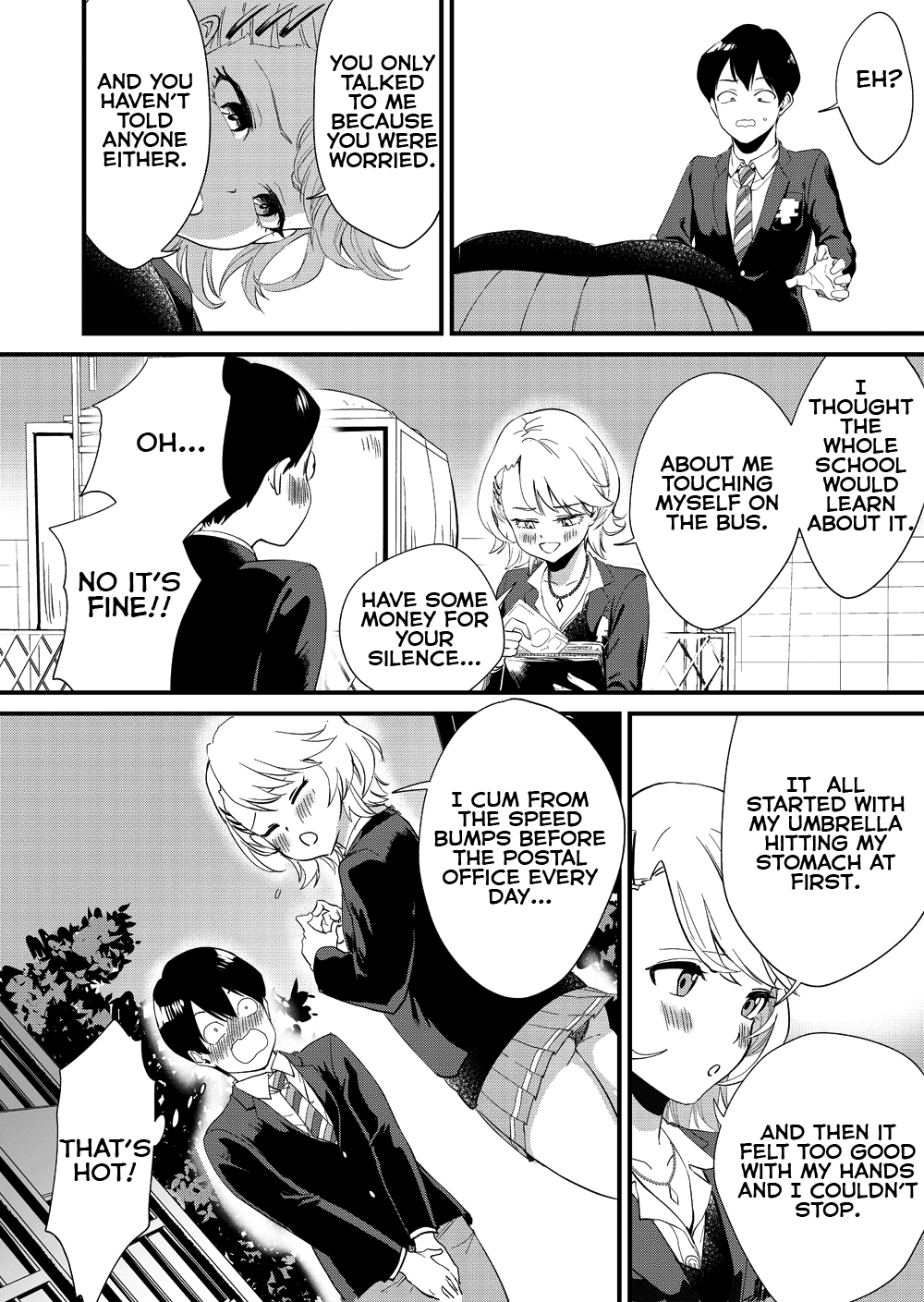 Gyaru Girl Climaxes on Bus page 10