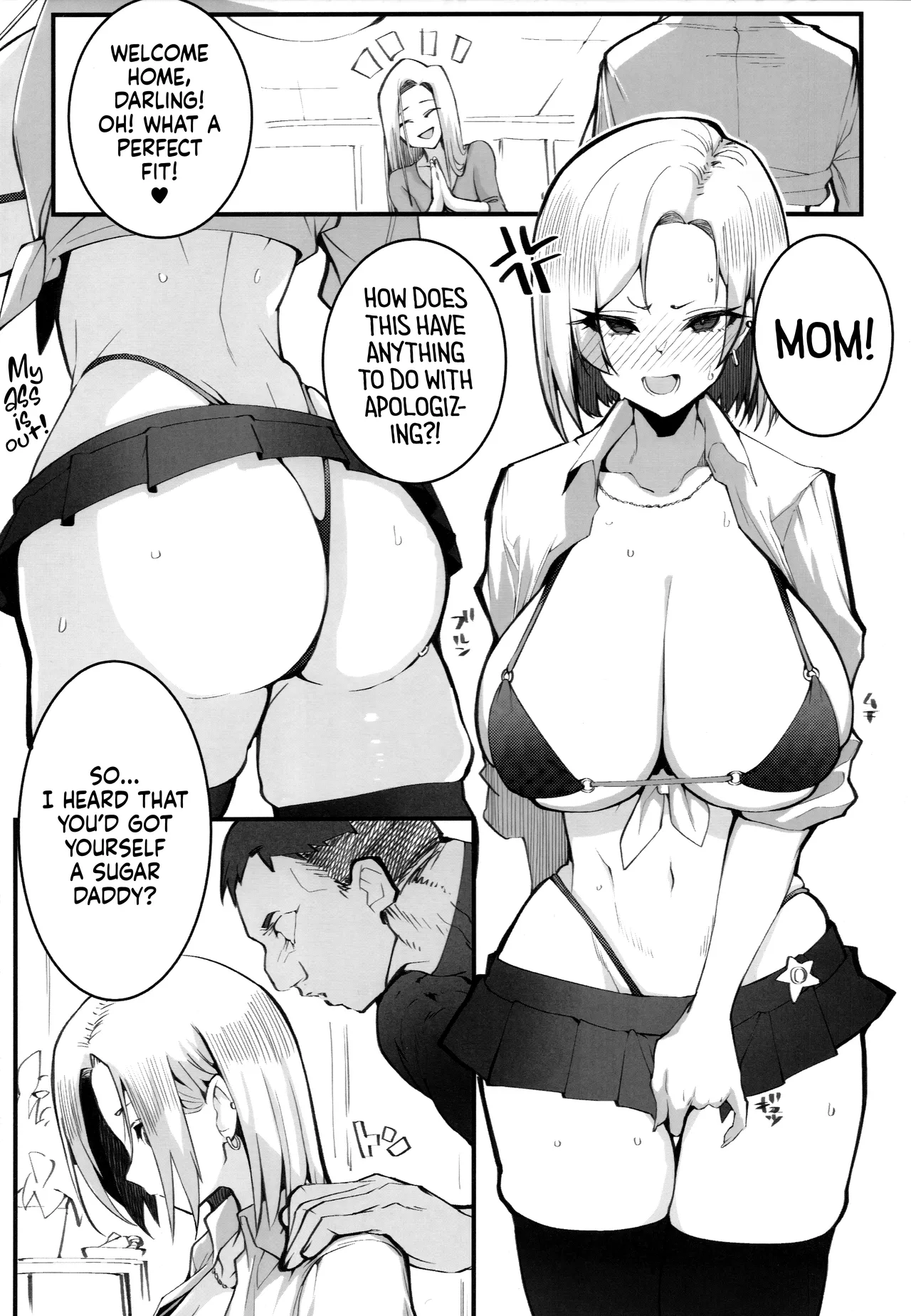 Gyaru mother-daughter family business page 3