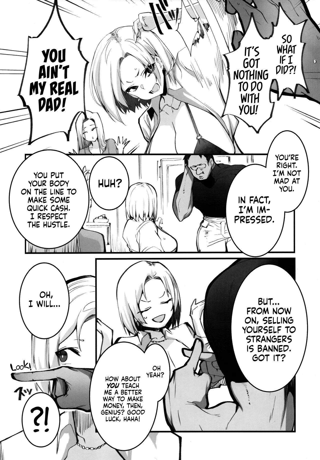 Gyaru mother-daughter family business page 4