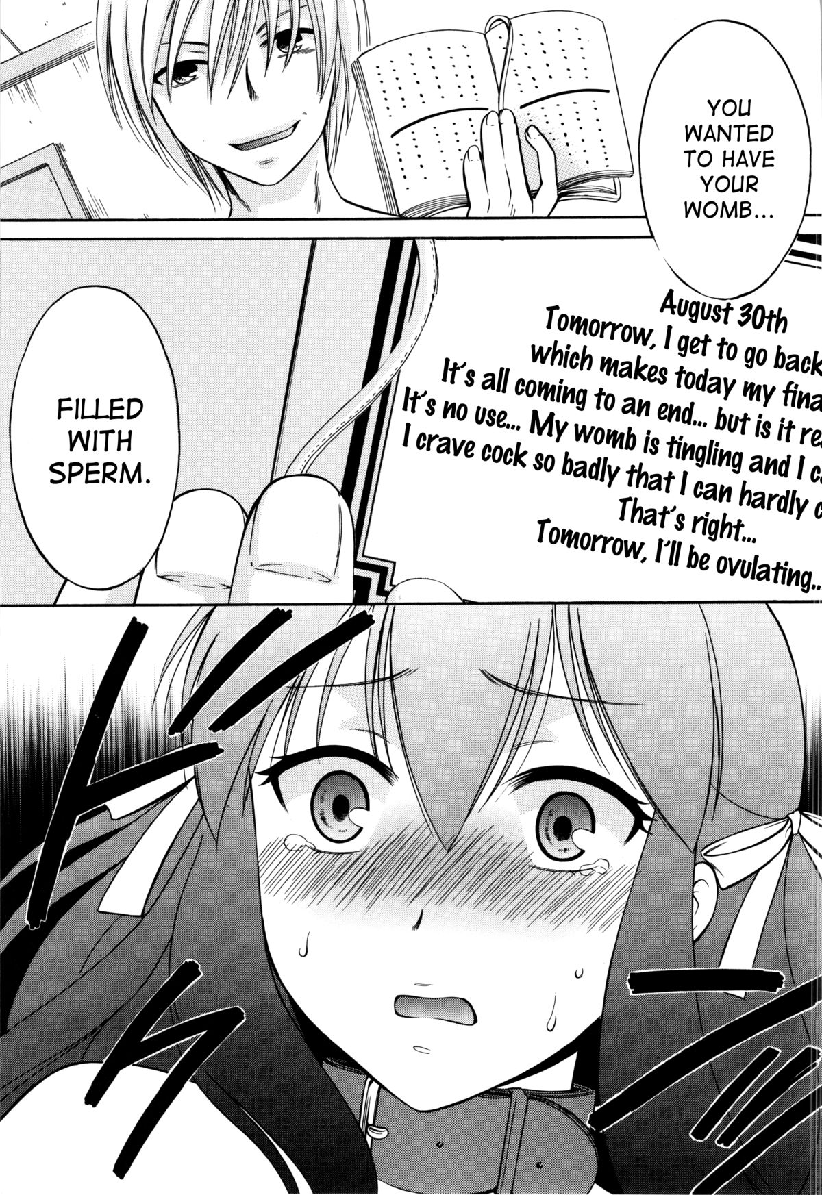 Hachigatu, Kanojo wa Uso wo tsuku. page 199