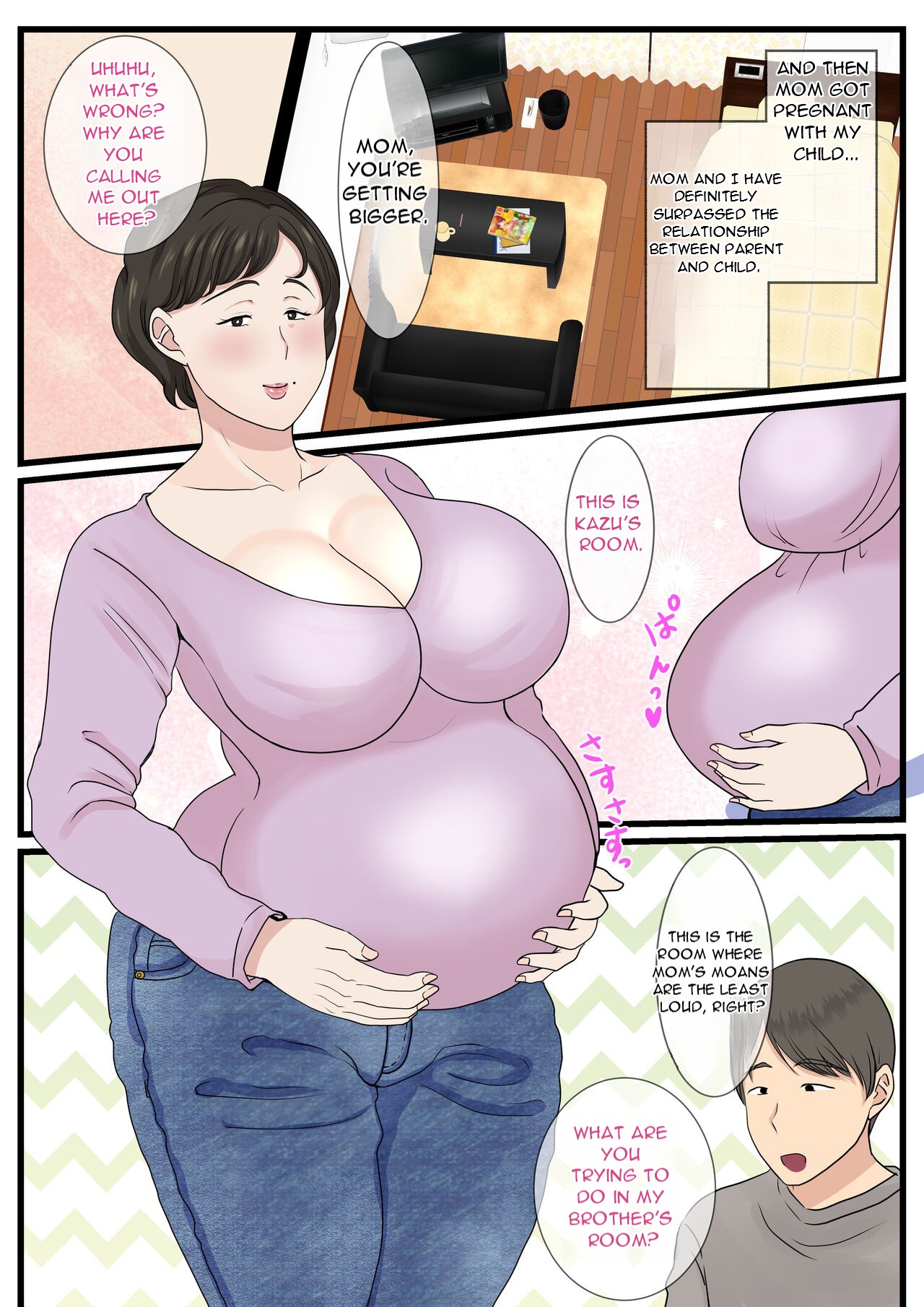 Haha ga kabe ni hamatte ugokenakattanode - My Mother Got Stuck in the Wall and Couldn't Move... page 57