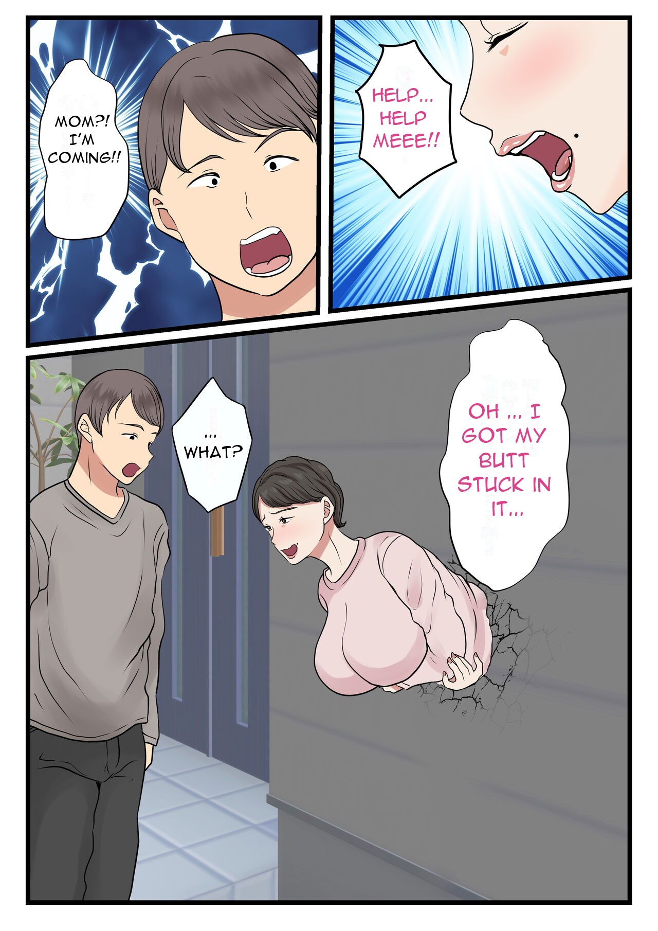 Haha ga kabe ni hamatte ugokenakattanode - My Mother Got Stuck in the Wall and Couldn't Move... page 8