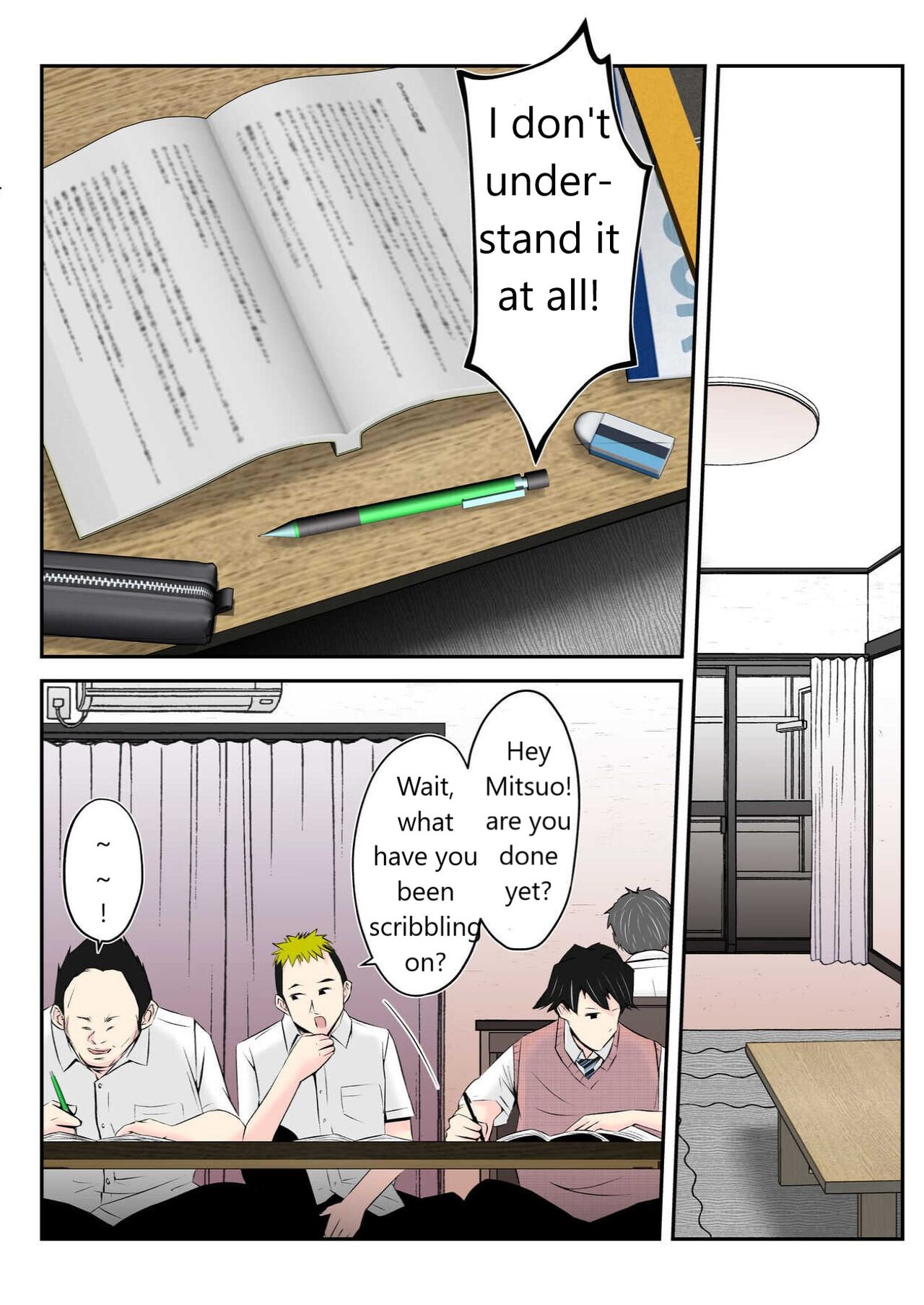 Haha wa Koshite Musuko ga Nozoki Miru Mae de Aku Tachi no Sukebe Yakko ni Ochita page 8