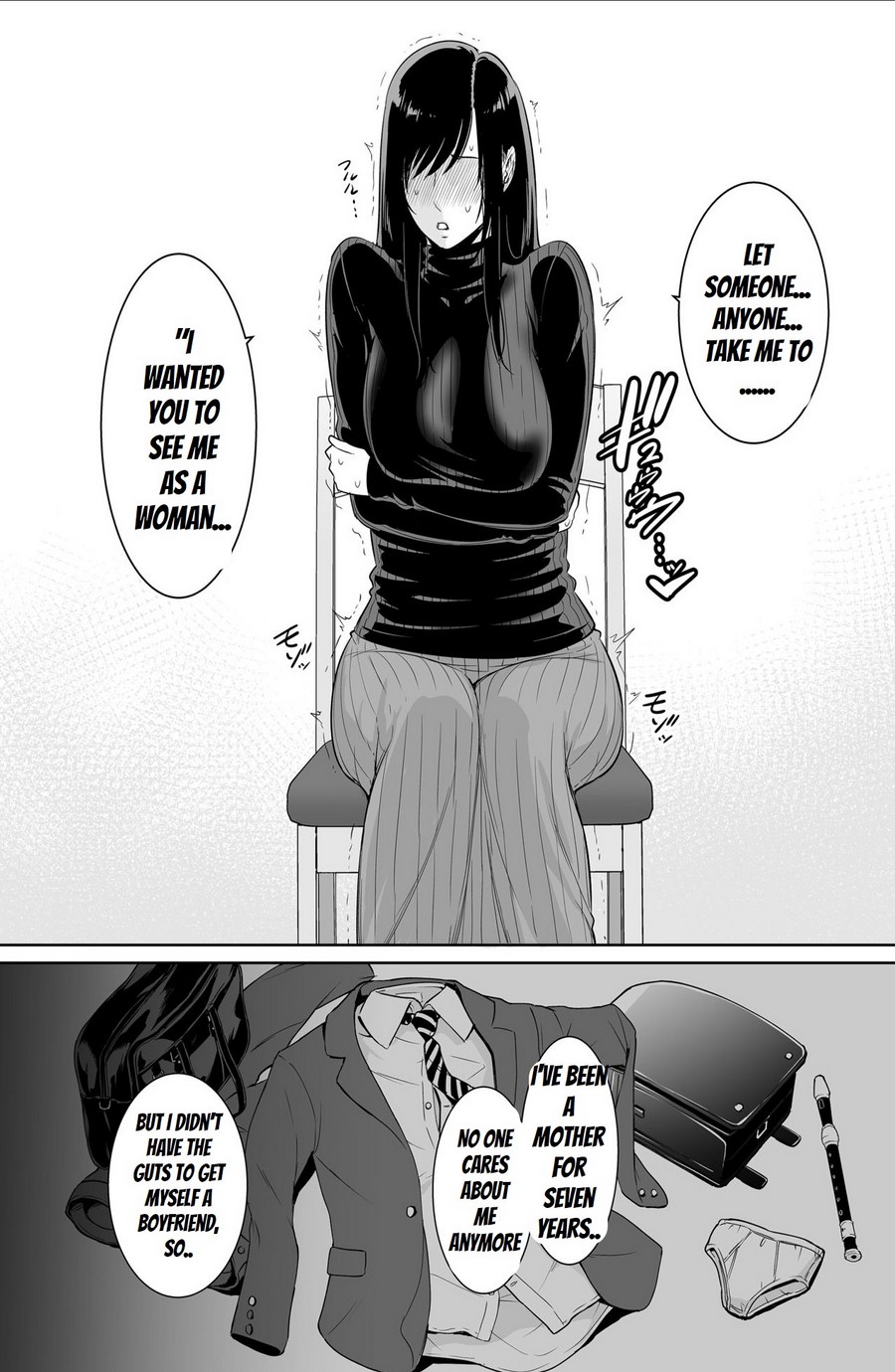 Haha wa Yoru ni Saku Single Mother no Haishin Kiroku page 23