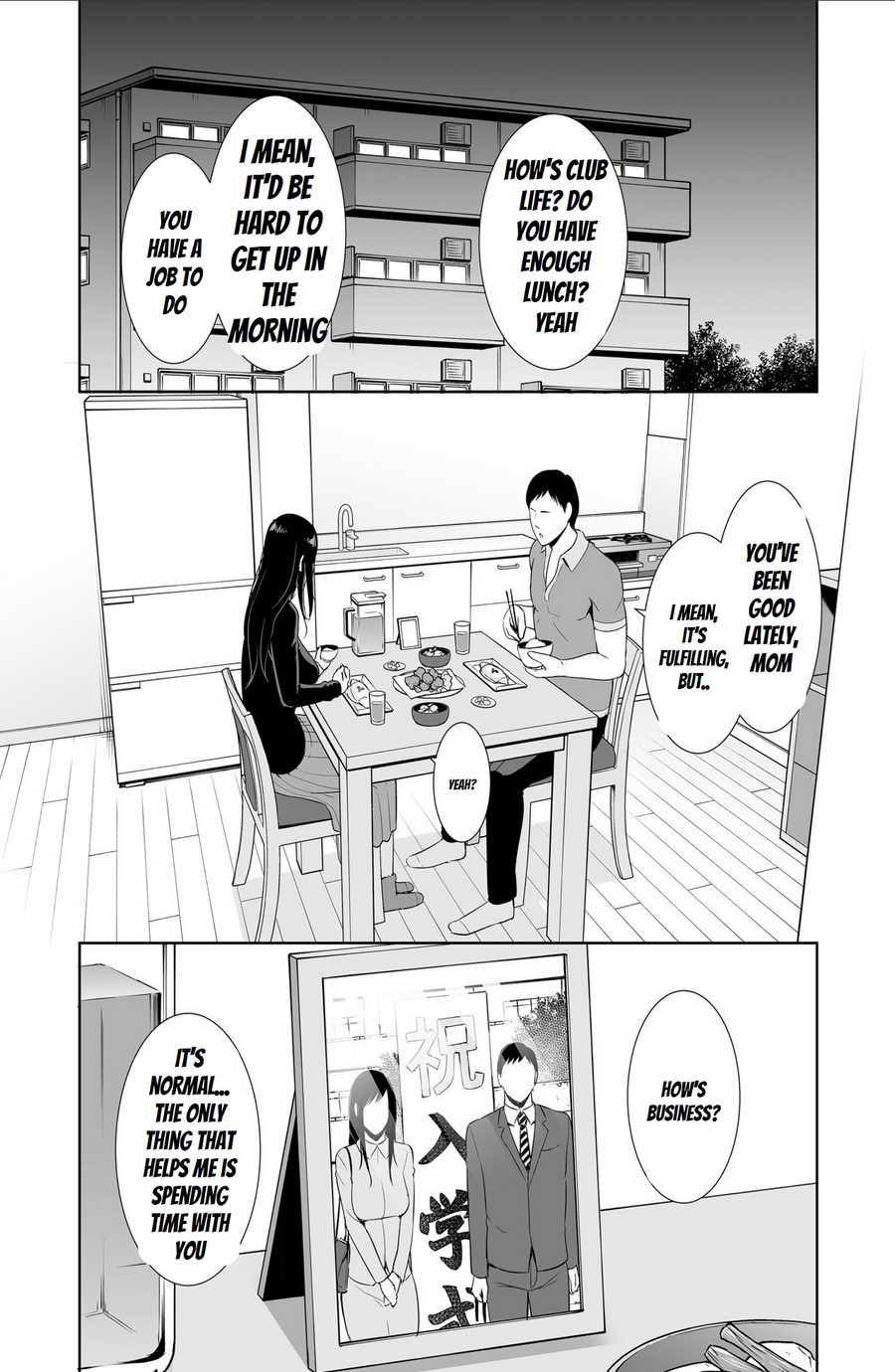 Haha wa Yoru ni Saku Single Mother no Haishin Kiroku page 3