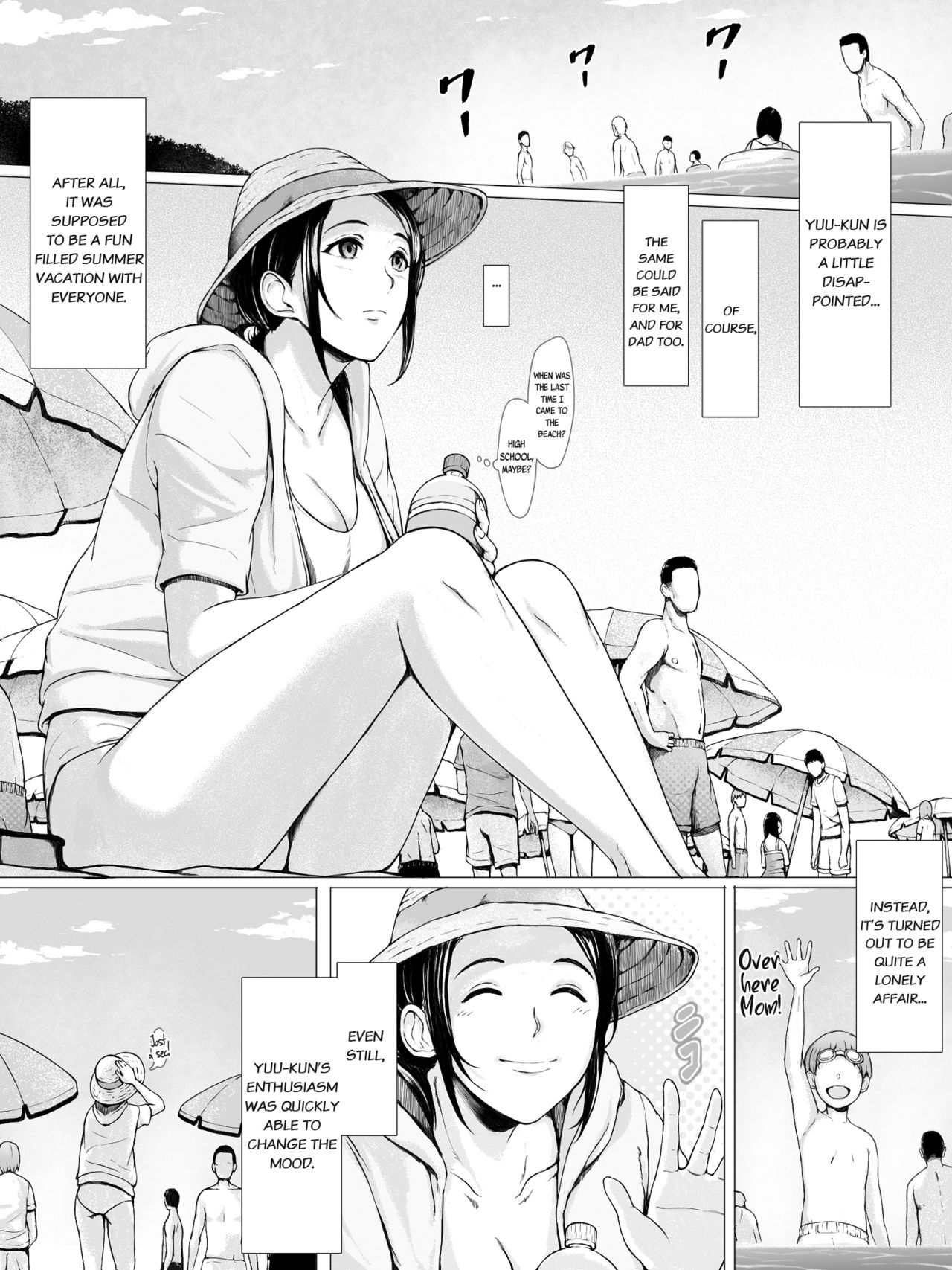 Hahagui -Ottori Okaasan ga Toshishita Yarichin ni Nerawareru Toki- page 4