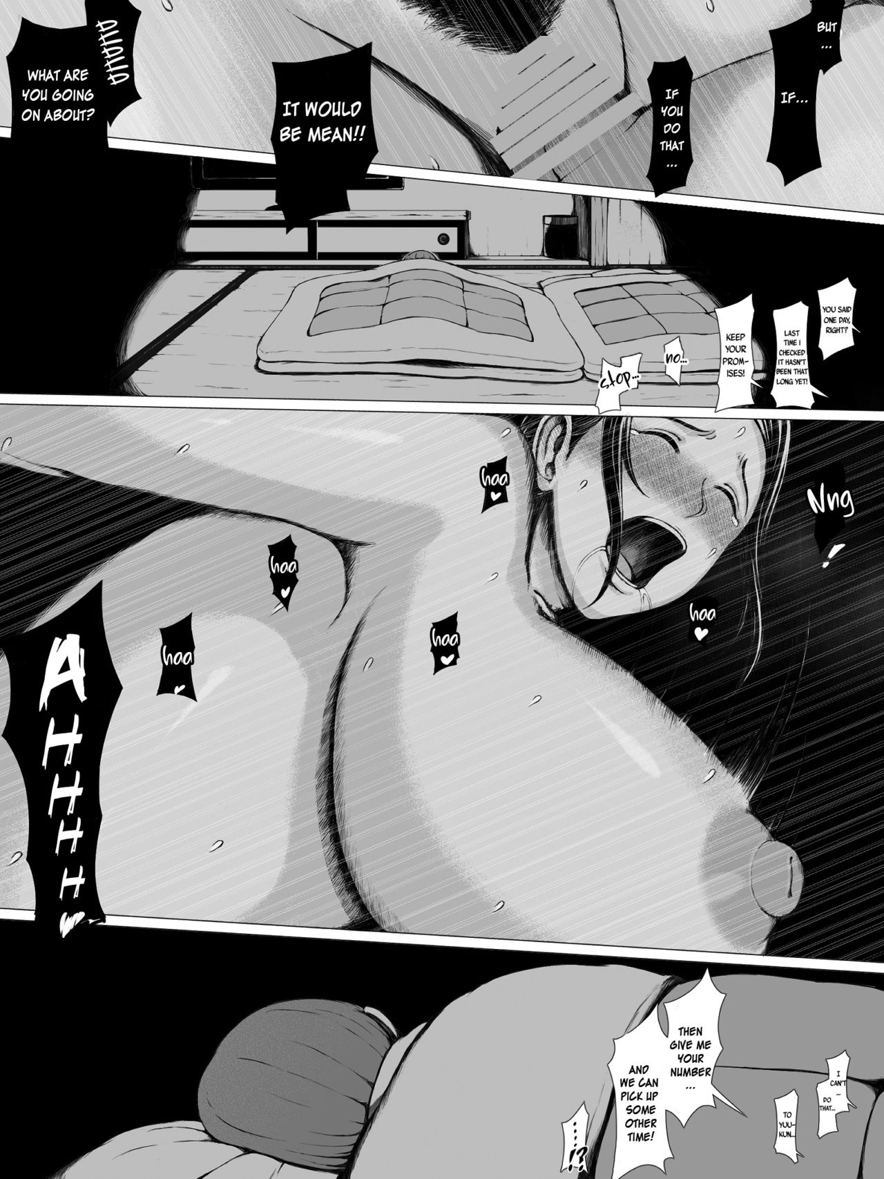 Hahagui -Ottori Okaasan ga Toshishita Yarichin ni Nerawareru Toki- page 77