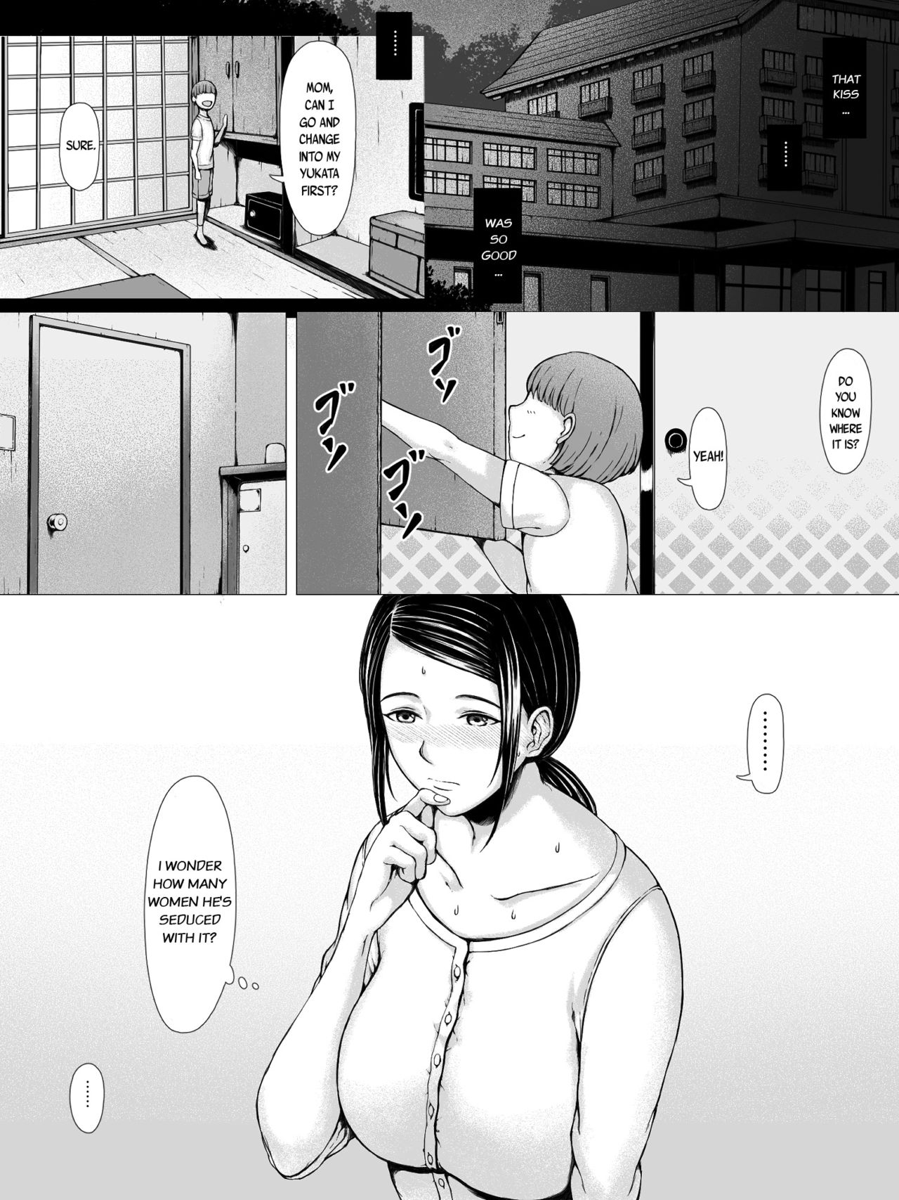 Hahagui -Ottori Okaasan ga Toshishita Yarichin ni Nerawareru Toki- page 96