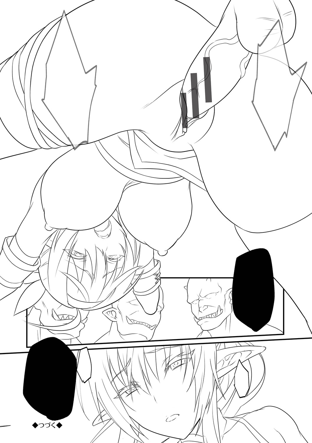 Haiboku Elf ~Orc no Kyousei Acme Choukyou~ page 115