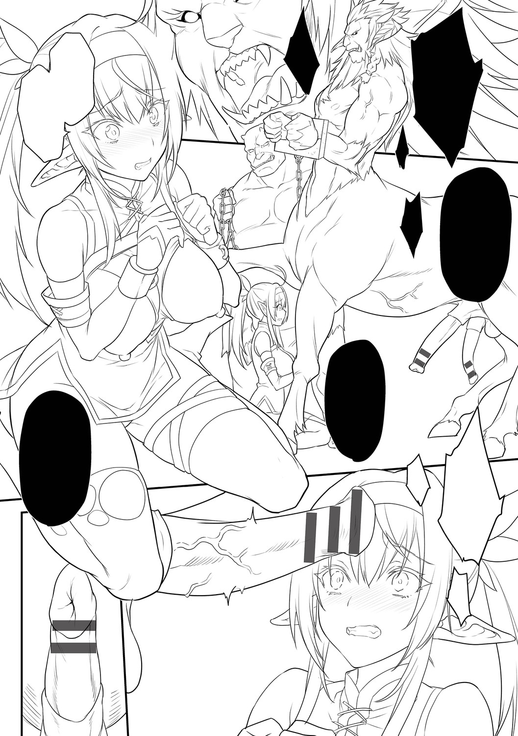 Haiboku Elf ~Orc no Kyousei Acme Choukyou~ page 117