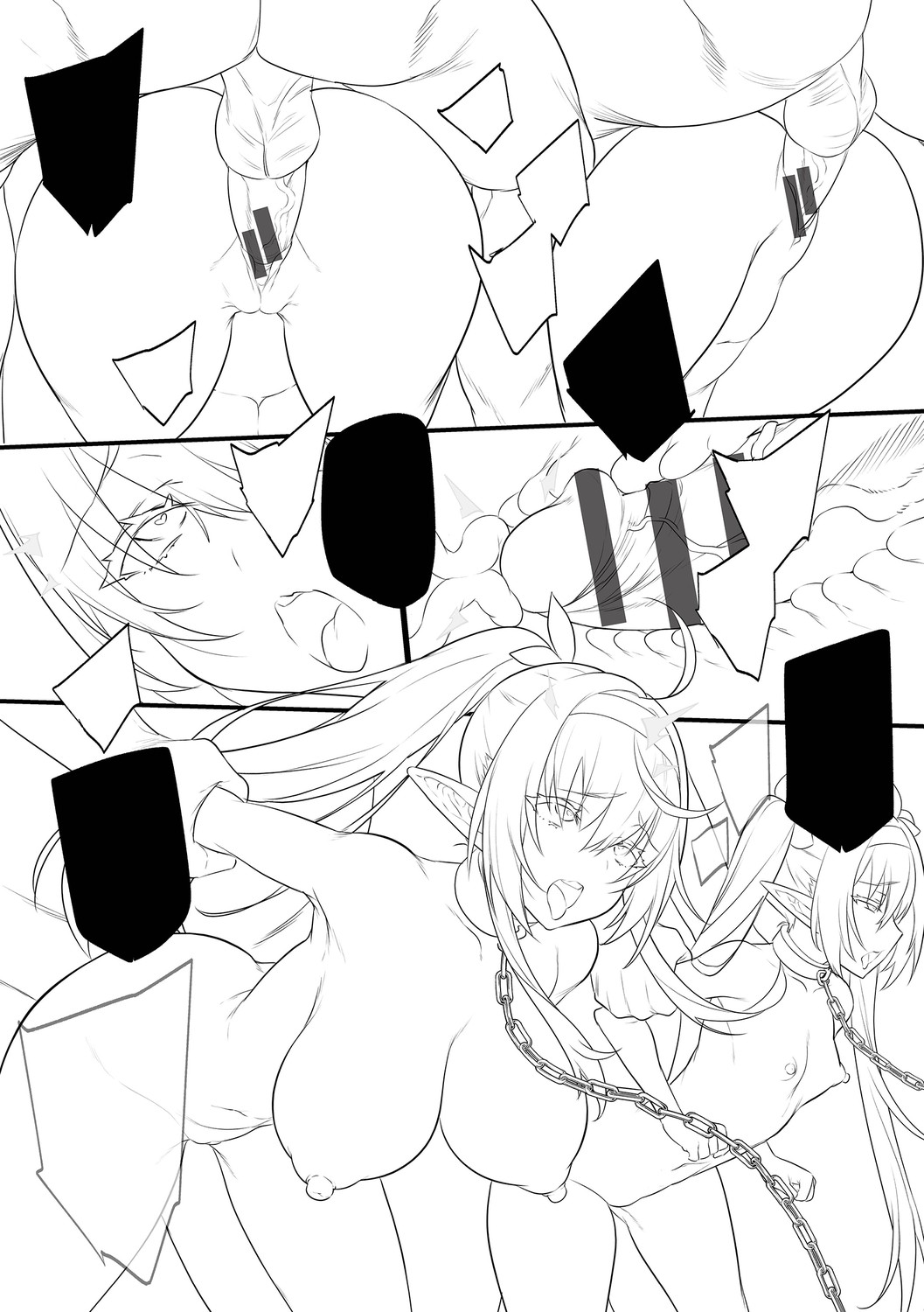 Haiboku Elf ~Orc no Kyousei Acme Choukyou~ page 145