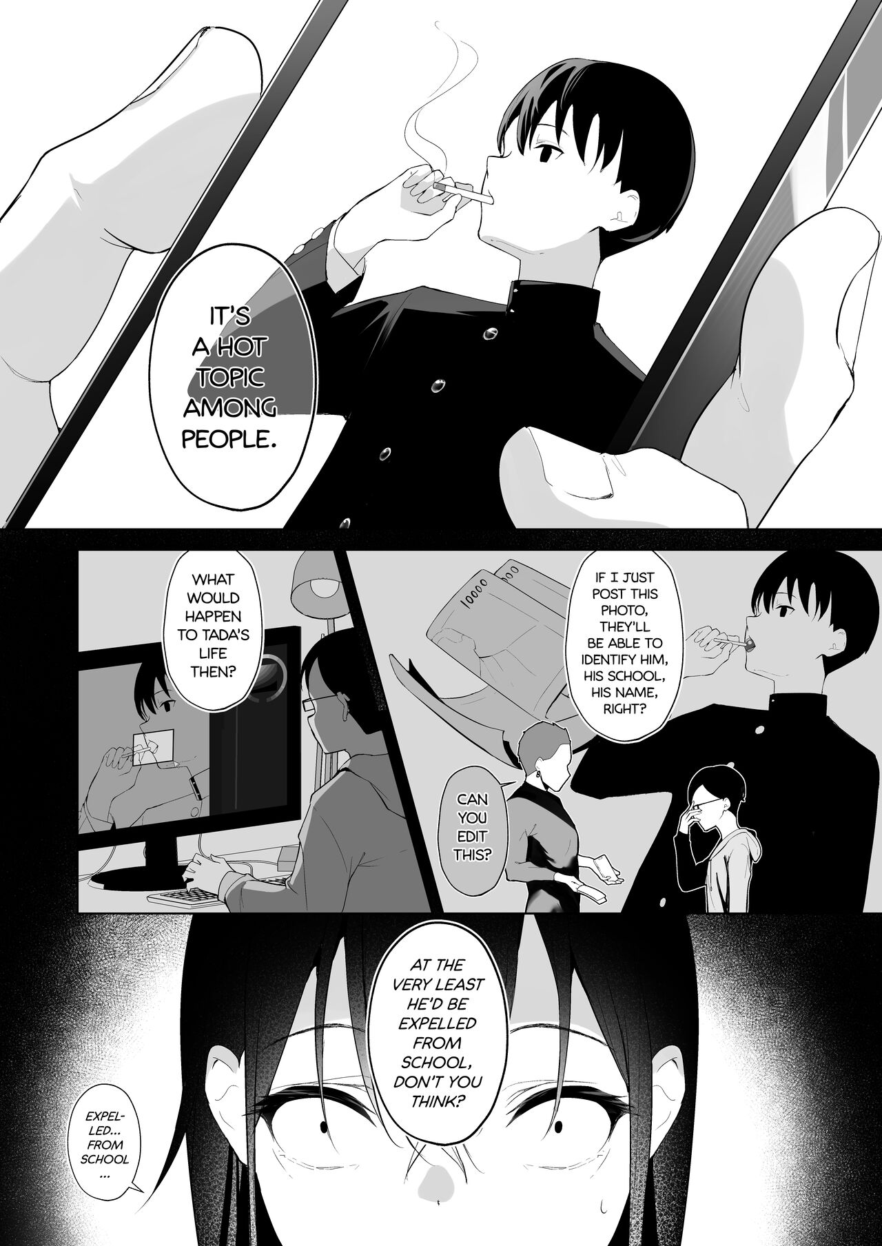 Hair Ribbon - How My Reserved Girlfriend Was Targeted By A Big-Cocked Fuckboy In My Class. page 14