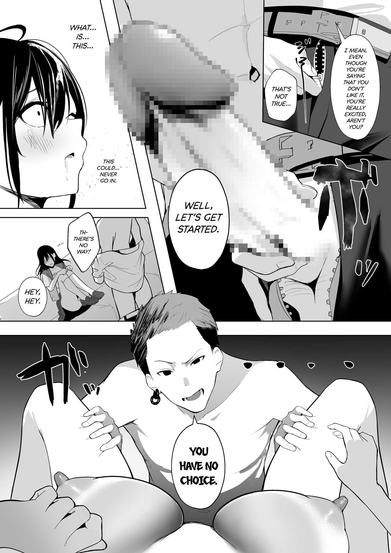 Hair Ribbon - How My Reserved Girlfriend Was Targeted By A Big-Cocked Fuckboy In My Class. page 19