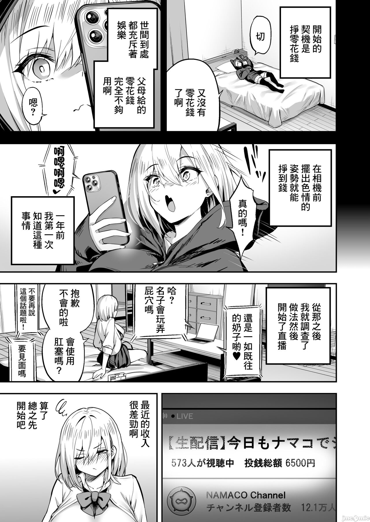 Haishin Joshi Namako no Namadashi Haishin page 5