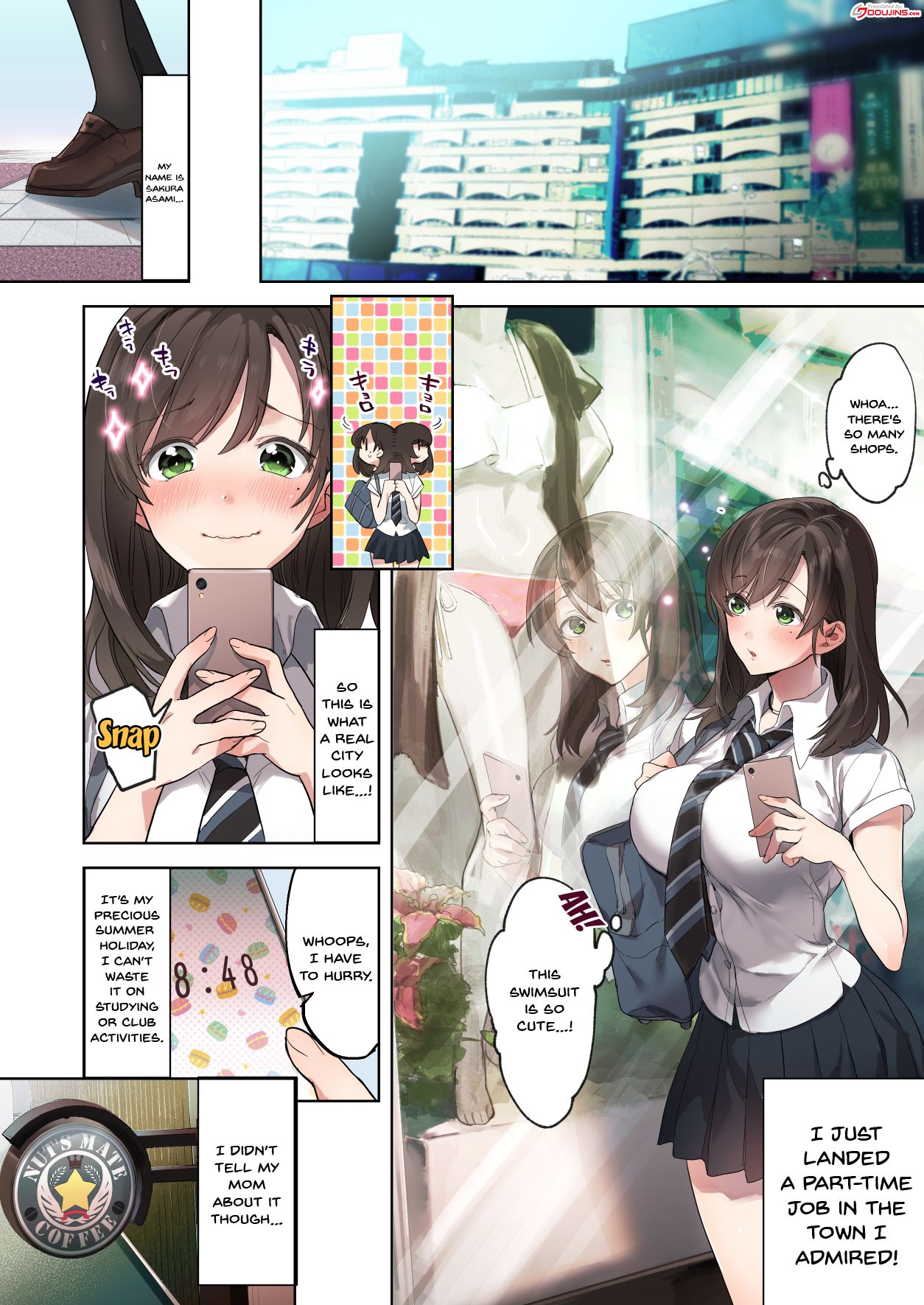 Hajimete no Gakusei Beit Shinjiteita Tenchou ni Datsu Shojo Sareta Tokai o Shiranai Gakusei page 2