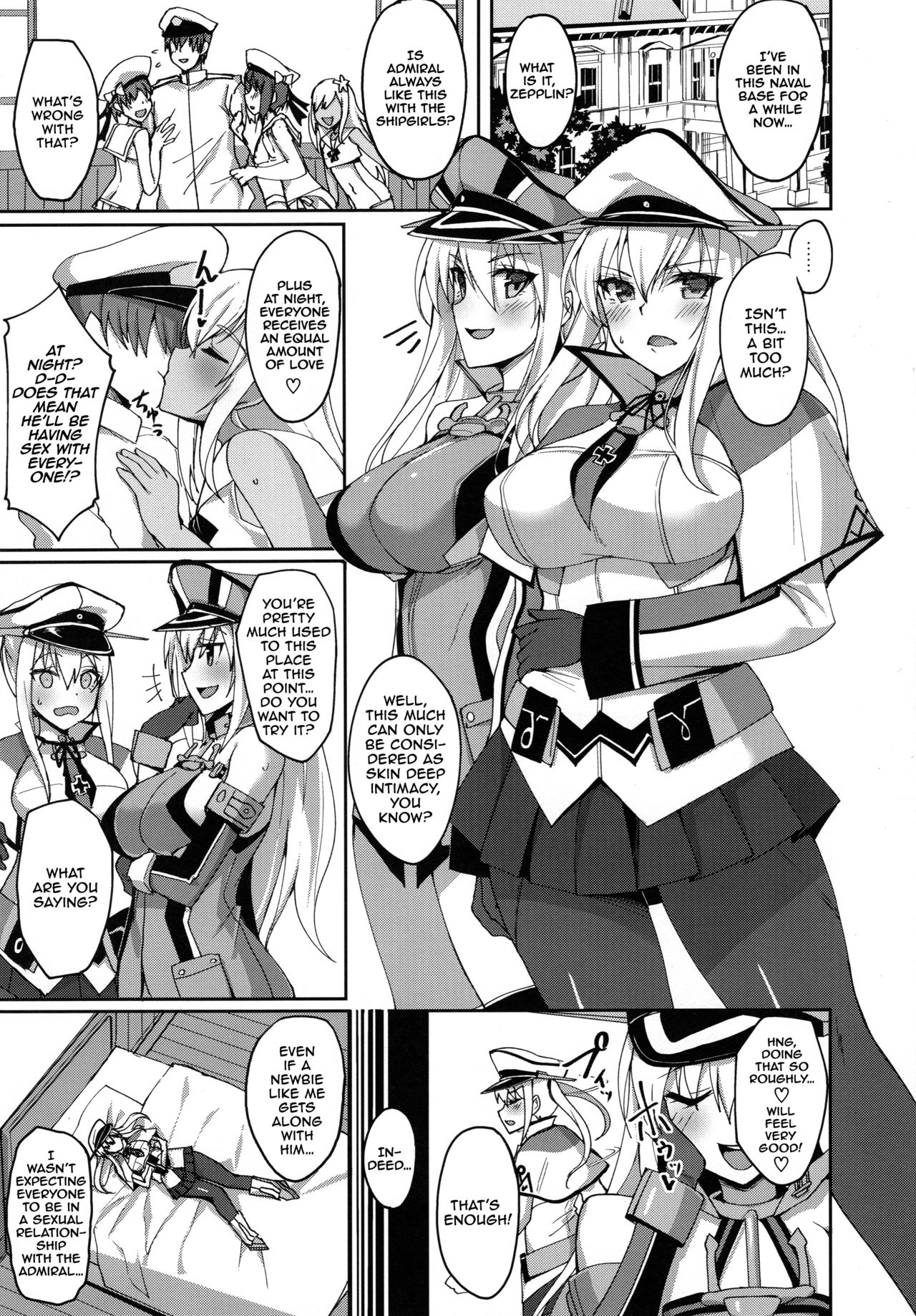 Hajimete no Harem Yasen Seikatsu ~Graf to Doitsu Kanmusu no Baai~ page 4