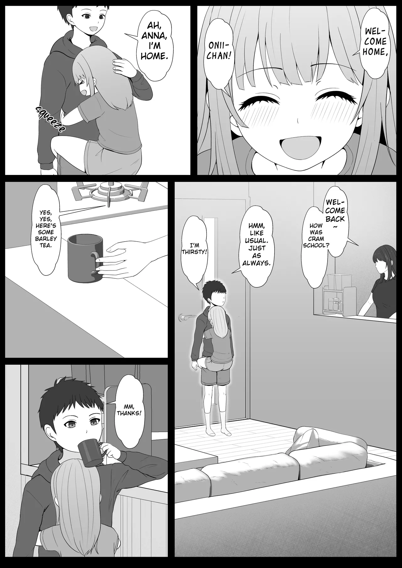 Half Gimai to no Amai Nichijou to Noumitsu Sex 2 page 32