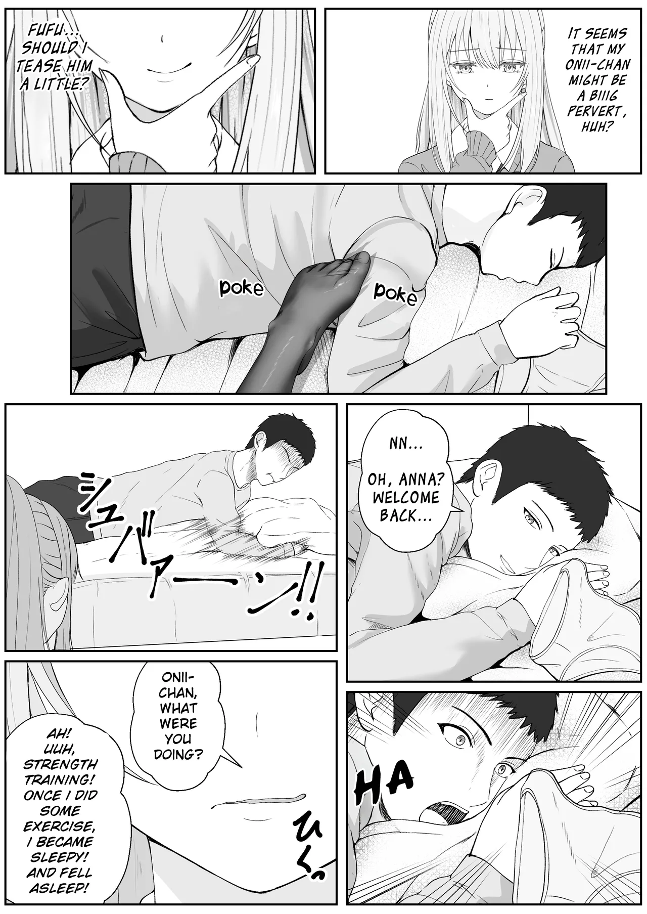 Half Gimai to no Amai Nichijou to Noumitsu Sex 3 page 9