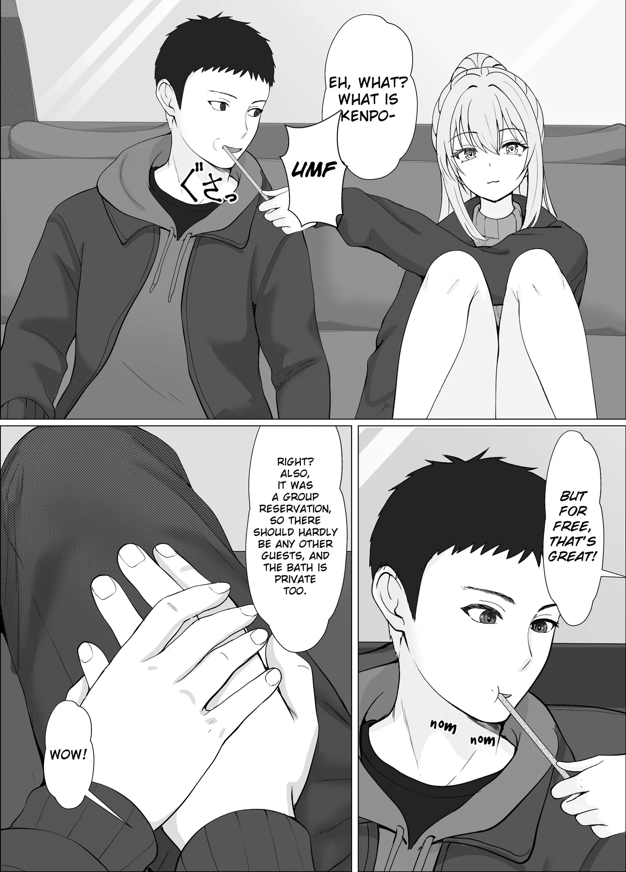 Half Gimai to no Amai Nichijou to Noumitsu Sex 4 page 5