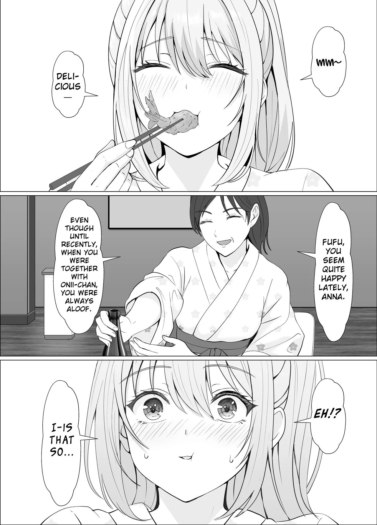 Half Gimai to no Amai Nichijou to Noumitsu Sex 4 page 8