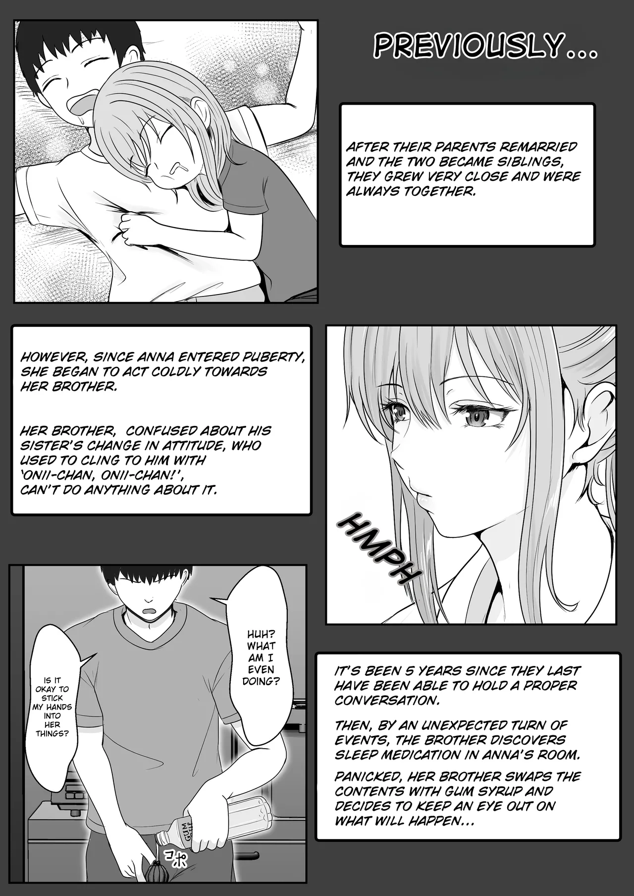 Half Gimai to no Amai Nichijou to Noumitsu Sex page 3
