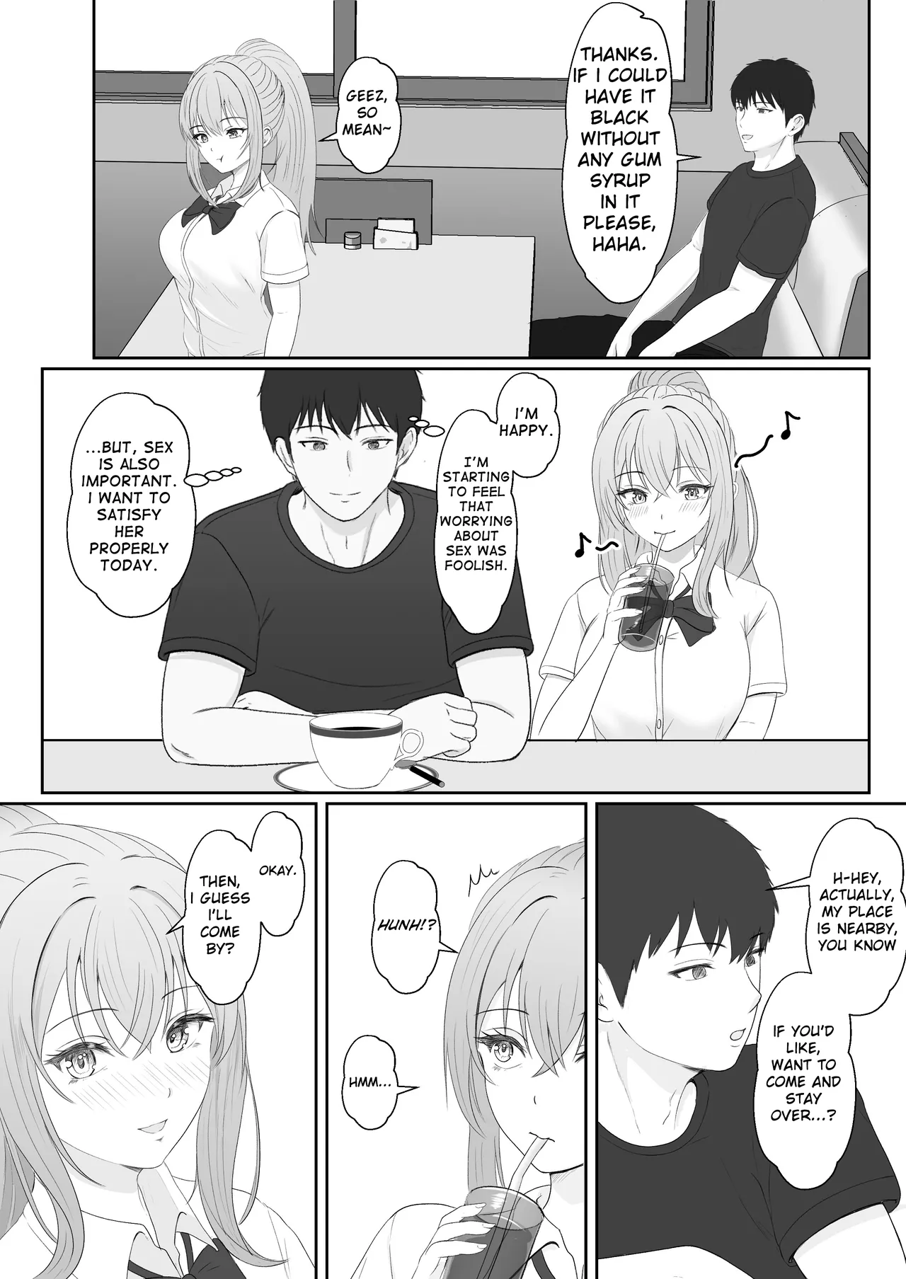 Half Gimai to no Amai Nichijou to Noumitsu Sex page 35
