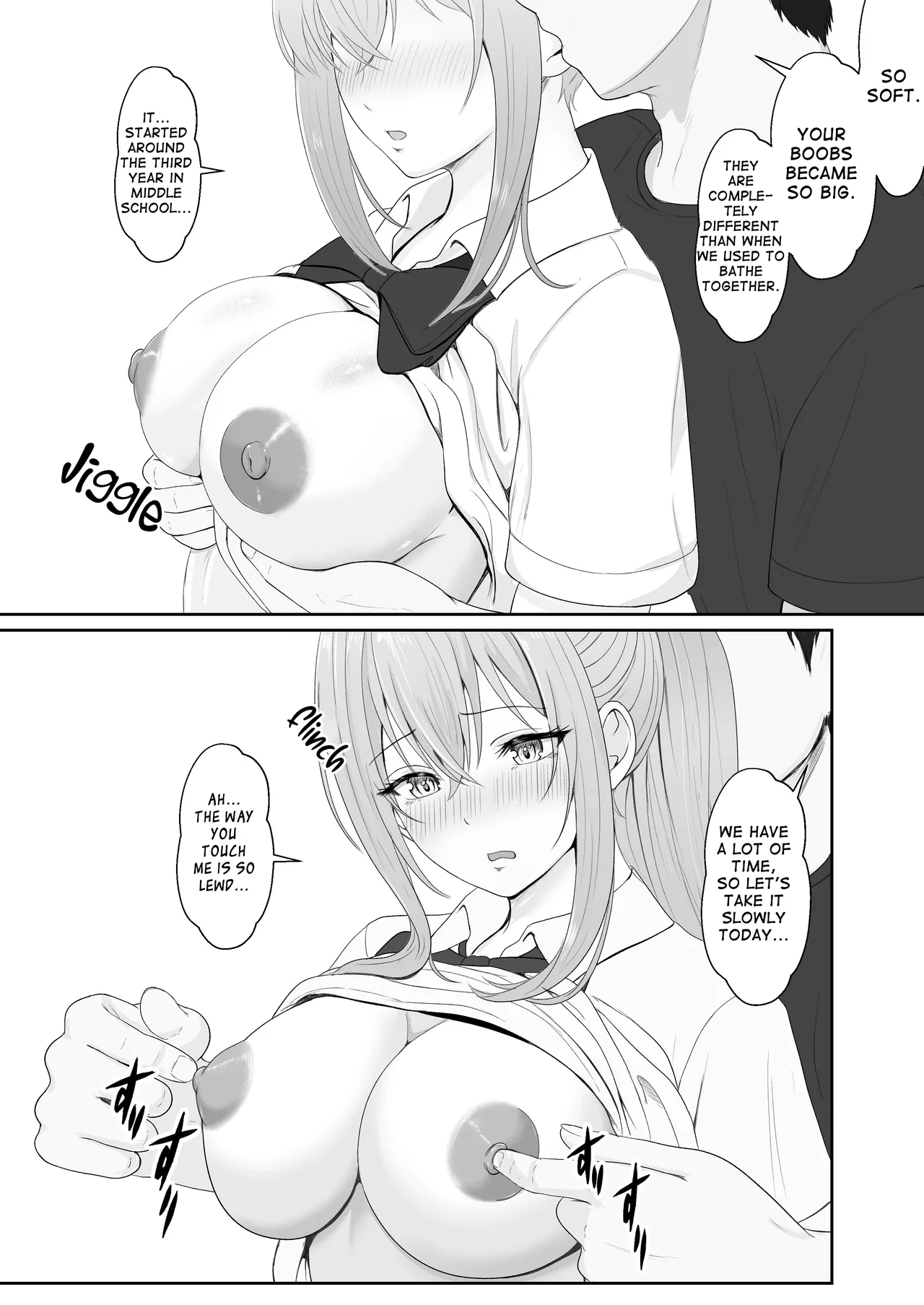 Half Gimai to no Amai Nichijou to Noumitsu Sex page 38