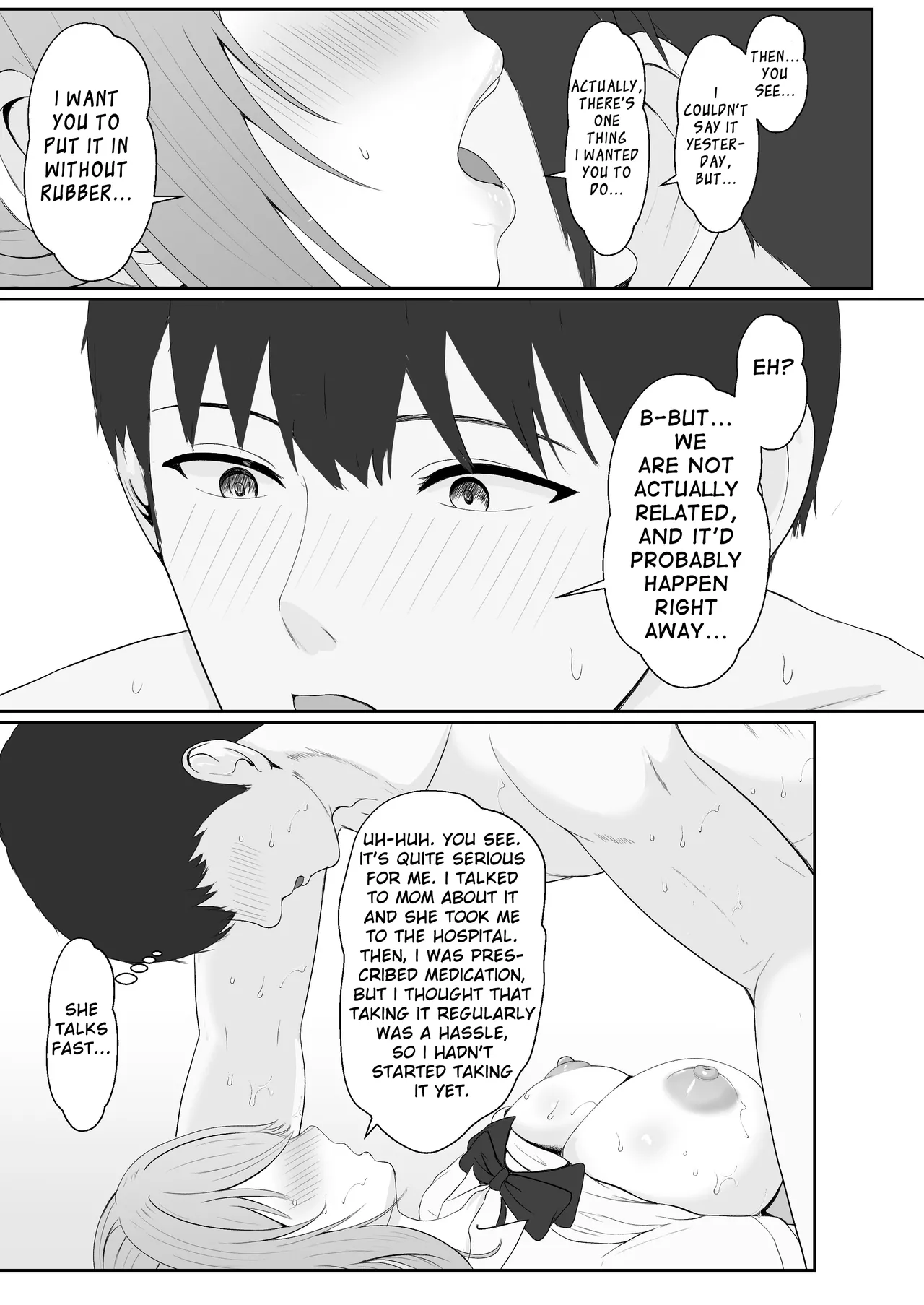 Half Gimai to no Amai Nichijou to Noumitsu Sex page 68