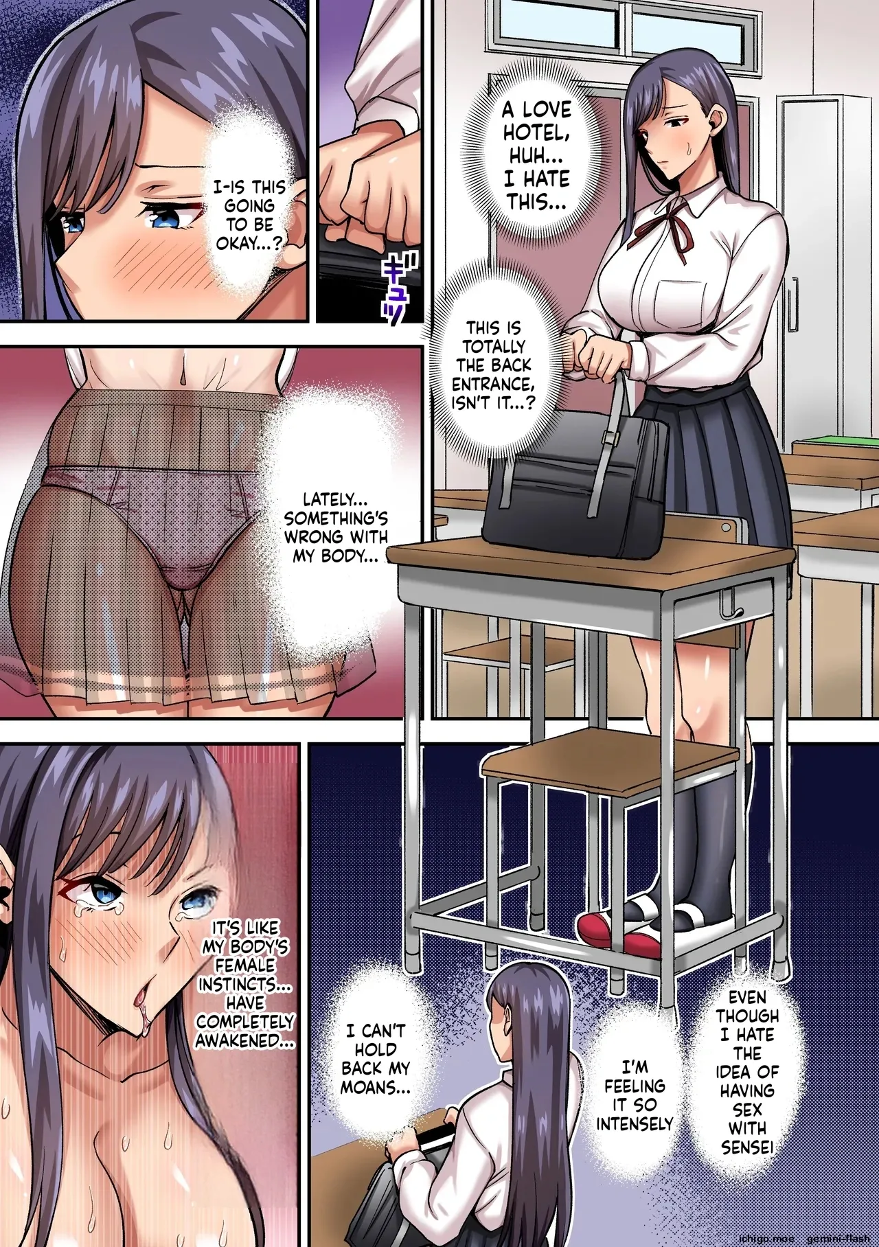 Hamerareta Bijin Yuutousei ~Shingaku no Tame ni Sensei ni Pakorarete Mainichi Seishori Saserarete...~ page 38