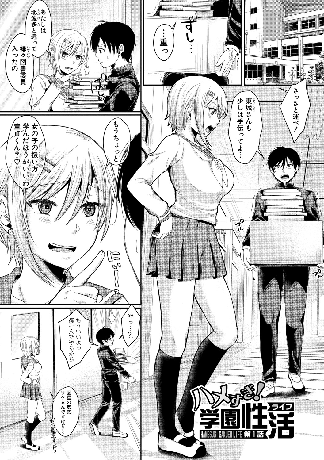 Hamesugi! Gakuen Life page 4
