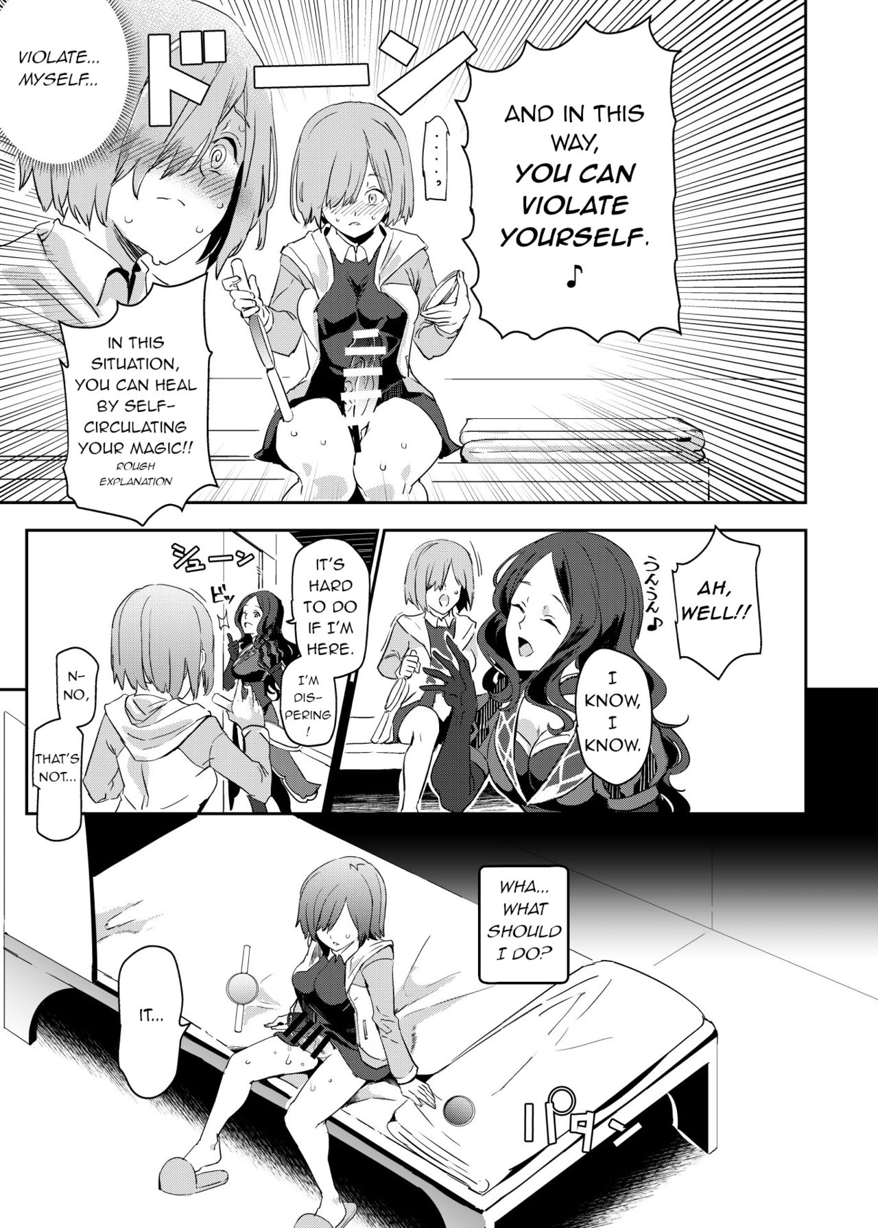 Handle-tsuki Rayshift Hole - Futanari Chinko de Jibun to H page 8