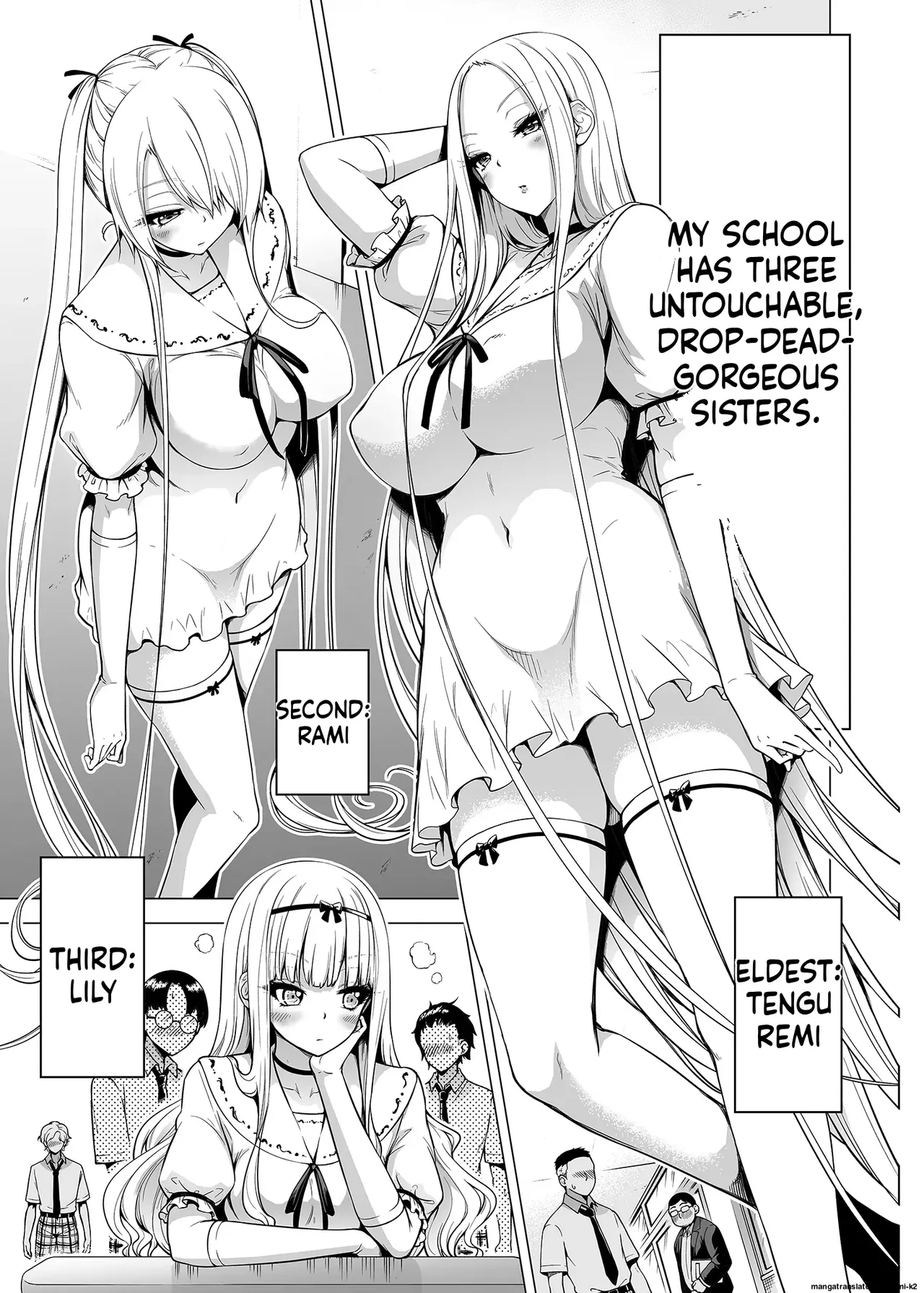 Hands-On Draining with Three Succubus Sisters 1 page 2