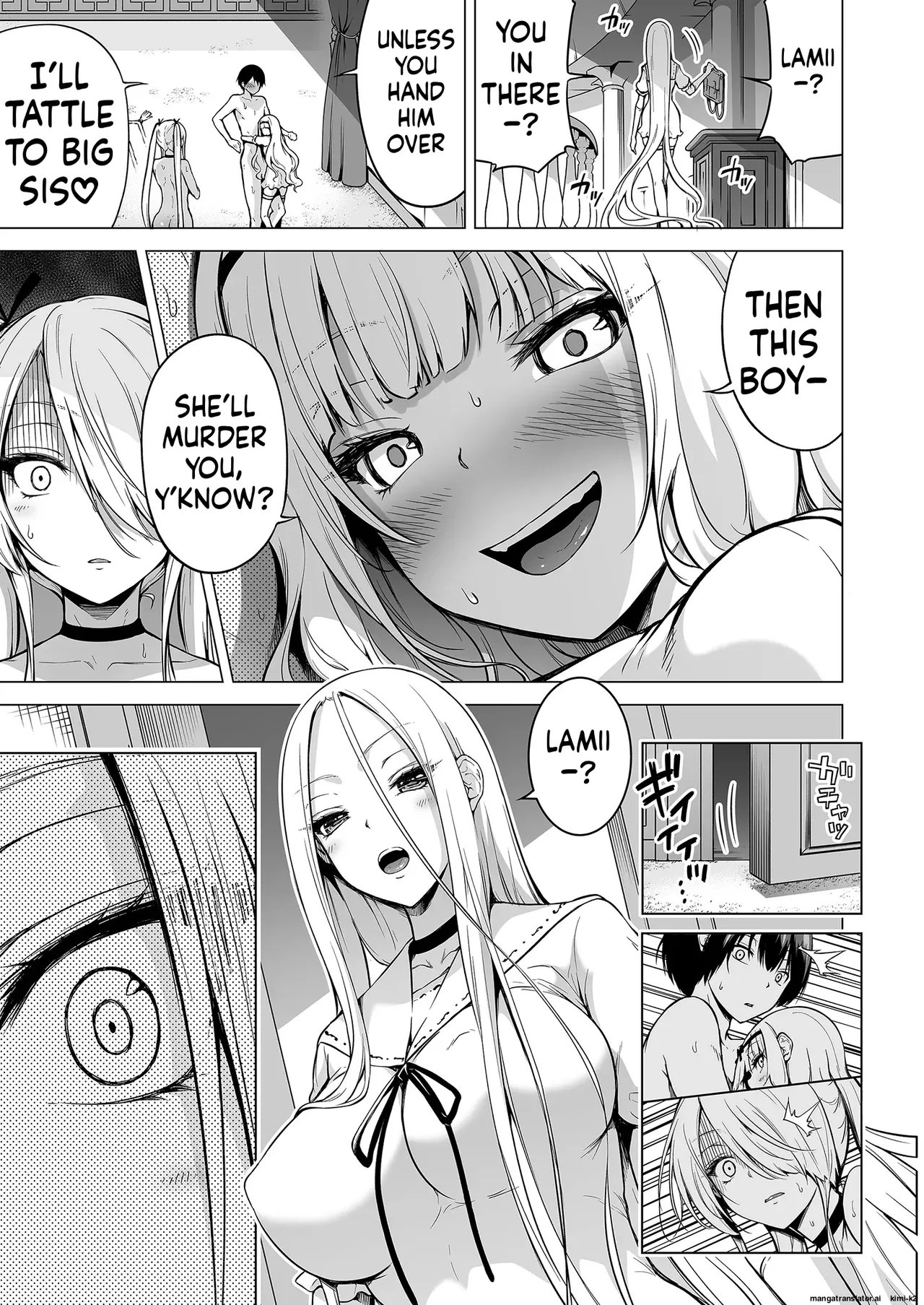 Hands-On Draining with Three Succubus Sisters 2 page 8